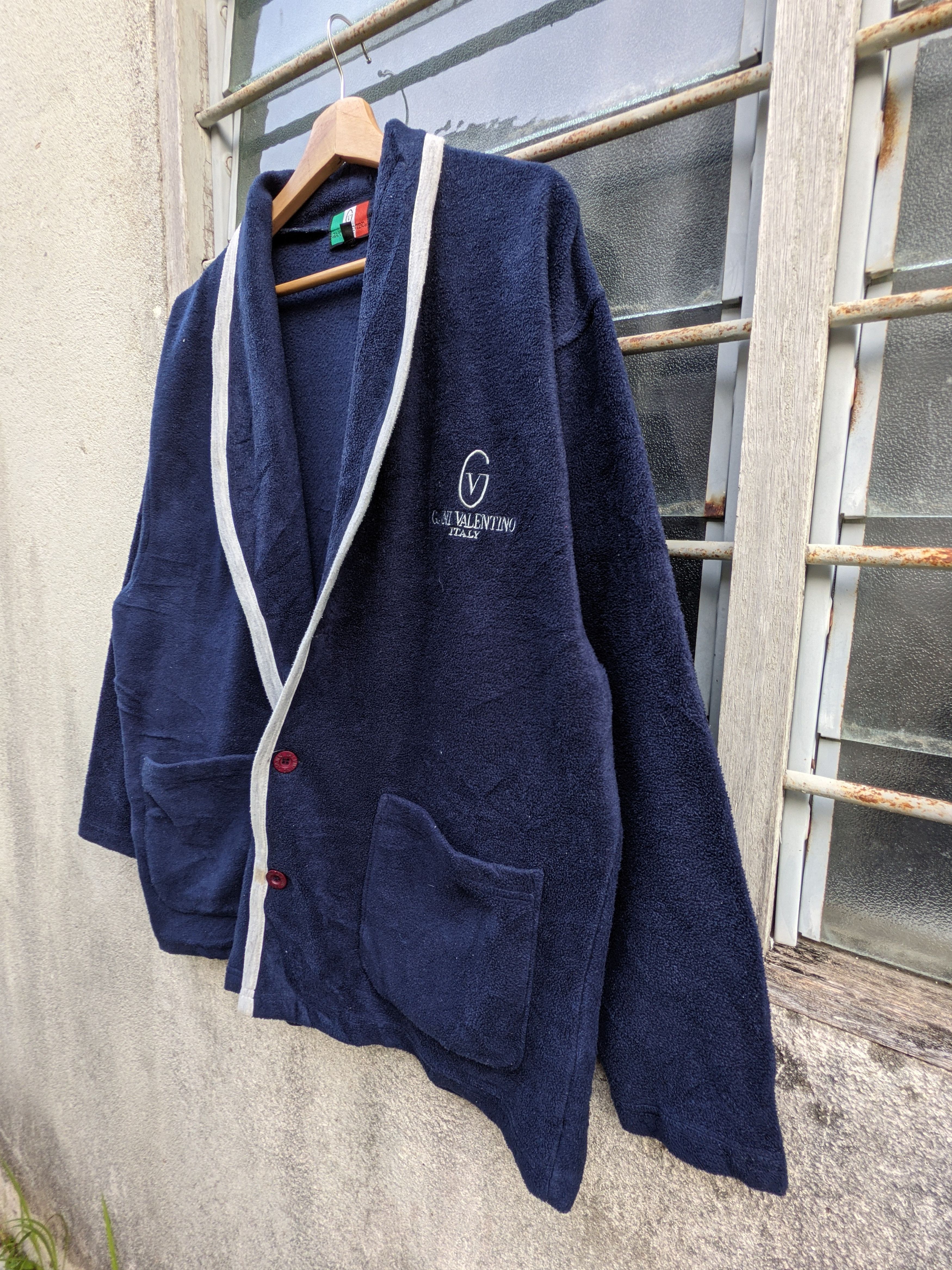 Japanese Brand × Valentino ⚡️Steals⚡️ Vintage Gianni Valentino Fleece Cardigan Size US M / EU 48-50 / 2 - 3 Thumbnail