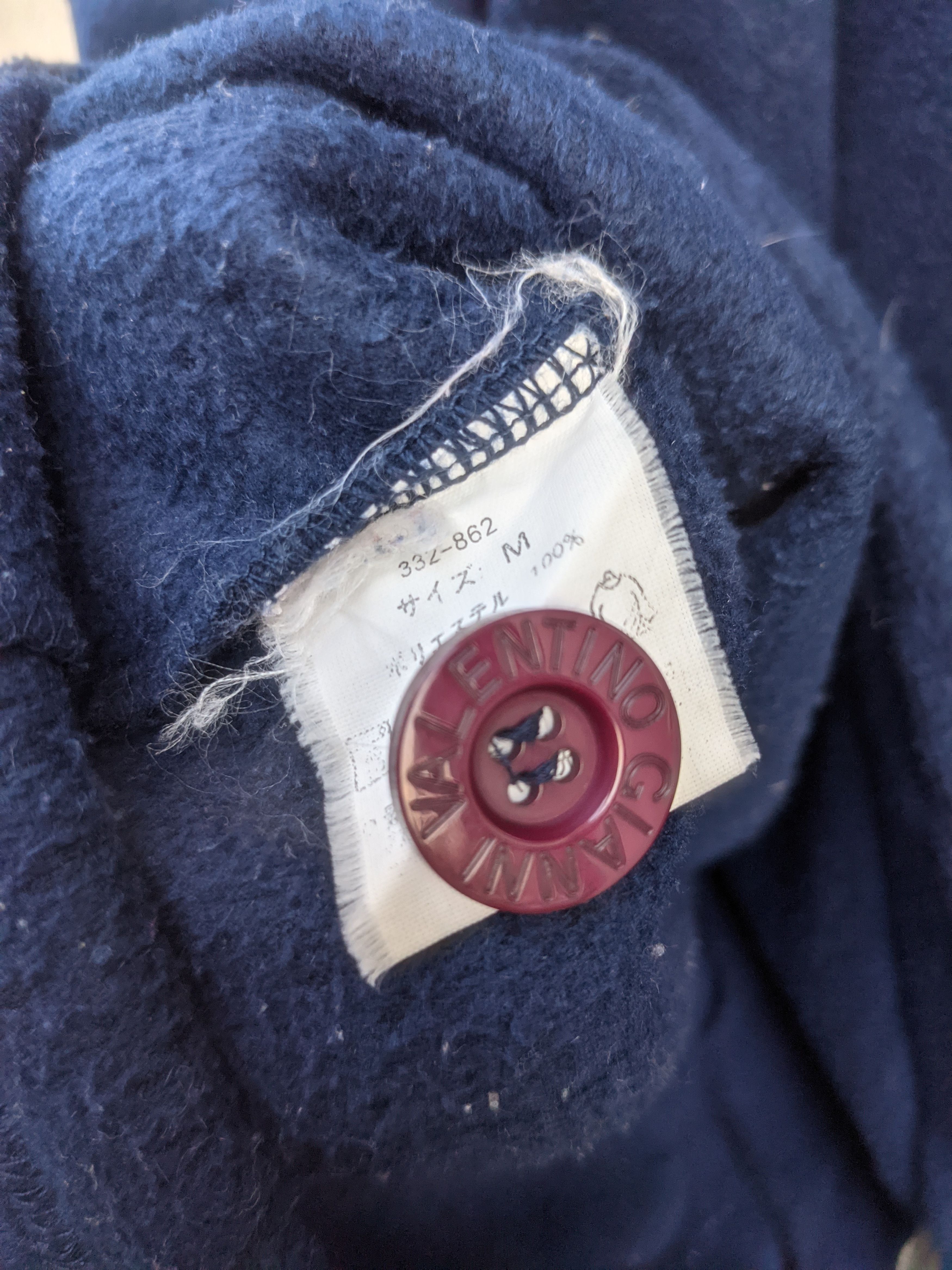 Japanese Brand × Valentino ⚡️Steals⚡️ Vintage Gianni Valentino Fleece Cardigan Size US M / EU 48-50 / 2 - 8 Thumbnail