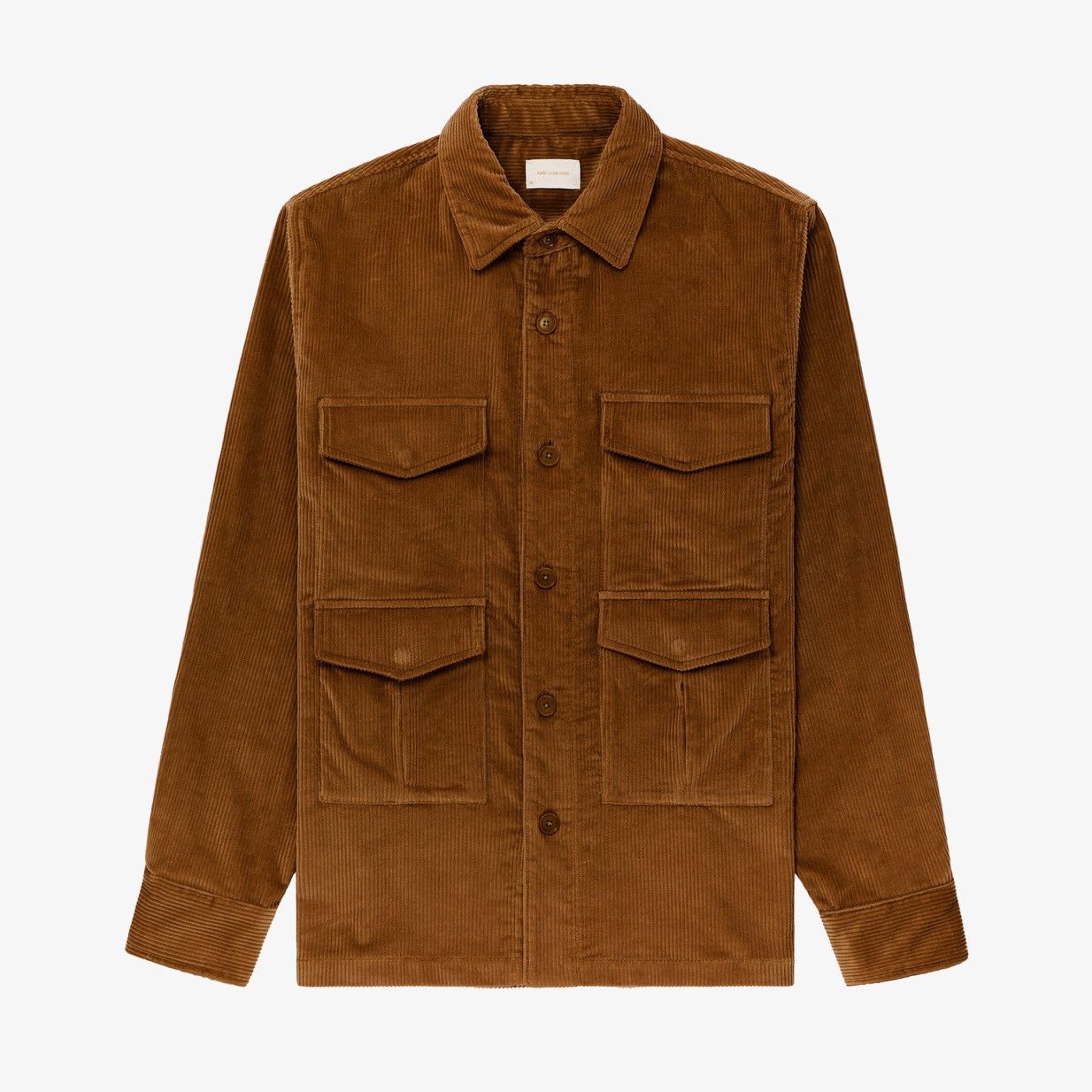 image of Aime Leon Dore Corduroy Field Shirt - L in Brown, Men's (Size Large)
