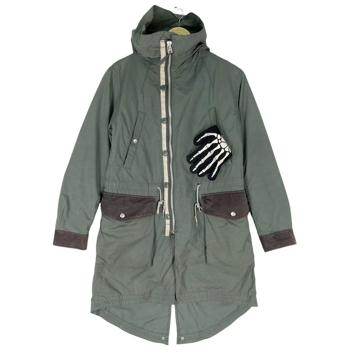 Undercover × Uniqlo 🌟JUN TAKAHASHI M65 Parka Hoodie Fishtail Zipper Jacket Size US S / EU 44-46 / 1 - 1 Thumbnail
