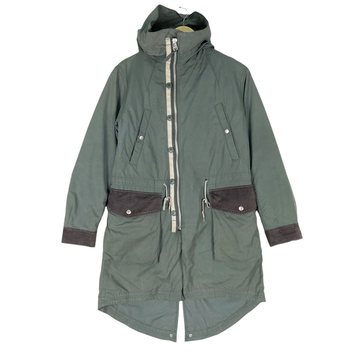 Undercover × Uniqlo 🌟JUN TAKAHASHI M65 Parka Hoodie Fishtail Zipper Jacket Size US S / EU 44-46 / 1 - 2 Thumbnail