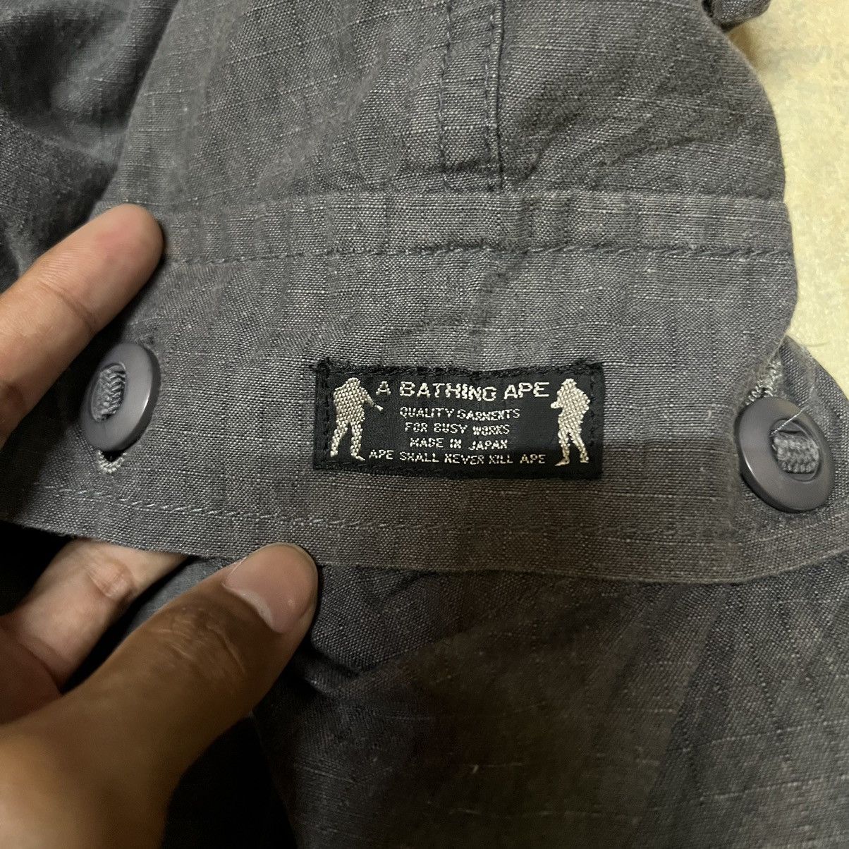 Bape Bathing Ape Bape Cargo Multipockets Tactical Style Pants Size US 27 - 7 Thumbnail