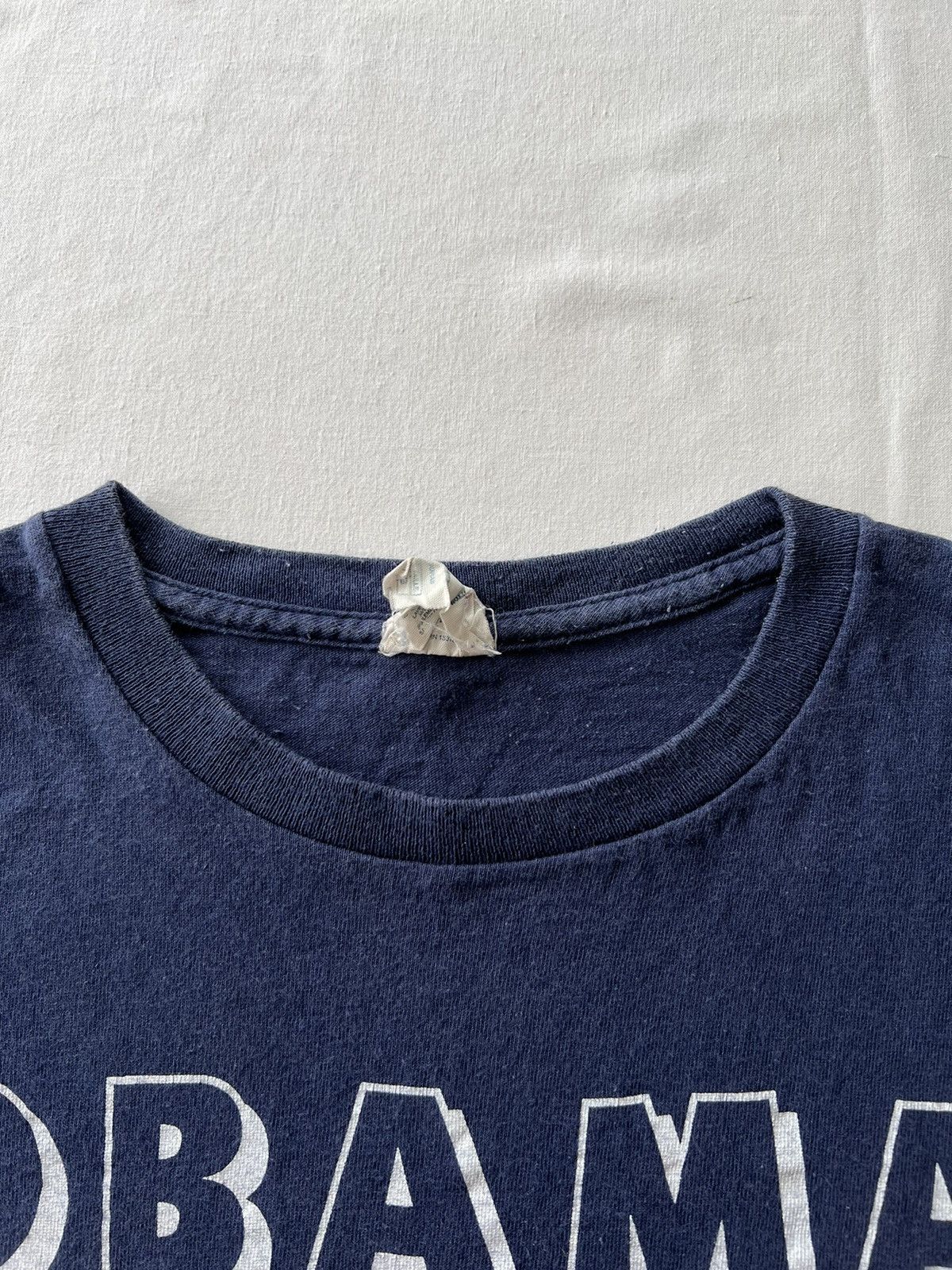 Vintage Vintage 2000s Obama Democrat President USA Navy Tee Size US L / EU 52-54 / 3 - 7 Thumbnail