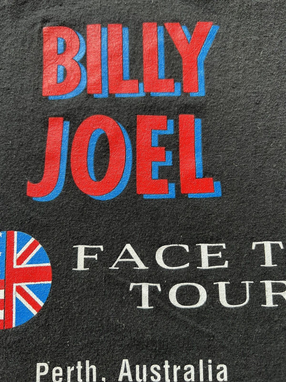 Band Tees Vintage 1998 Elton John Billy Joel Face to Face Black Tee Size US M / EU 48-50 / 2 - 11 Thumbnail