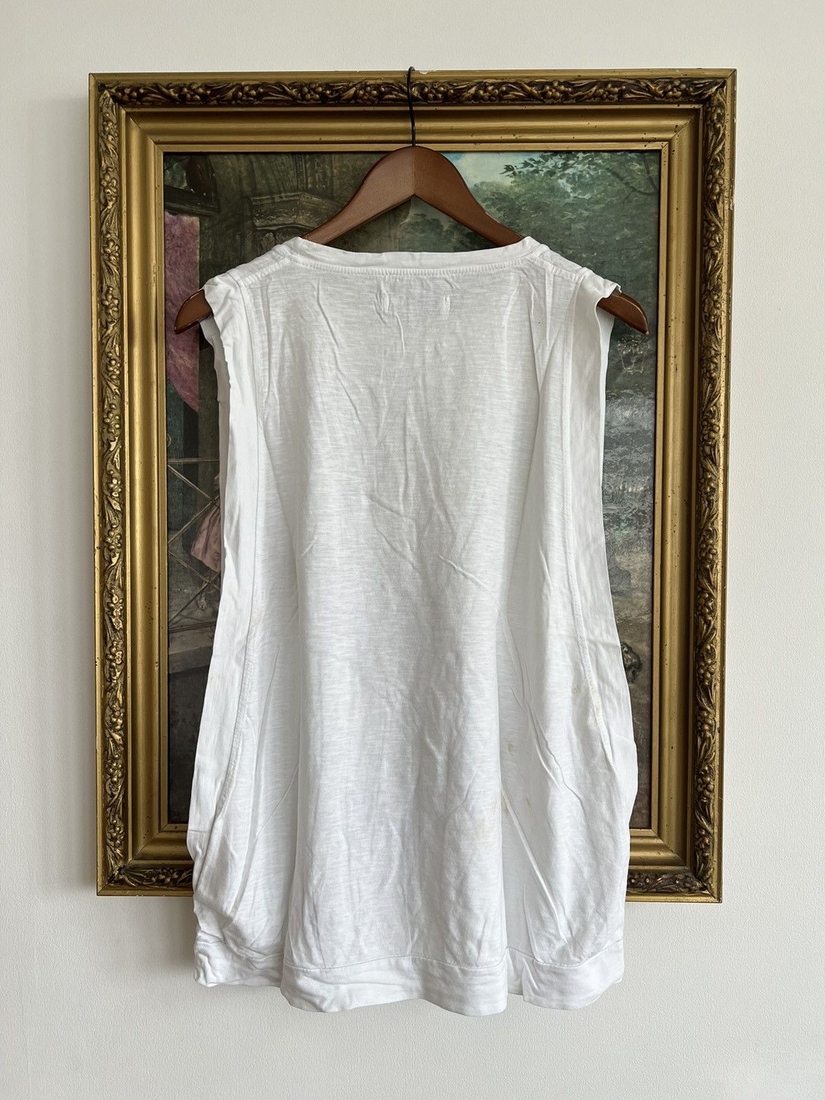 Band Tees Vintage 2000s Jesus Born To Be Famous Religion Tank Top Tee Size US M / EU 48-50 / 2 - 2 Thumbnail