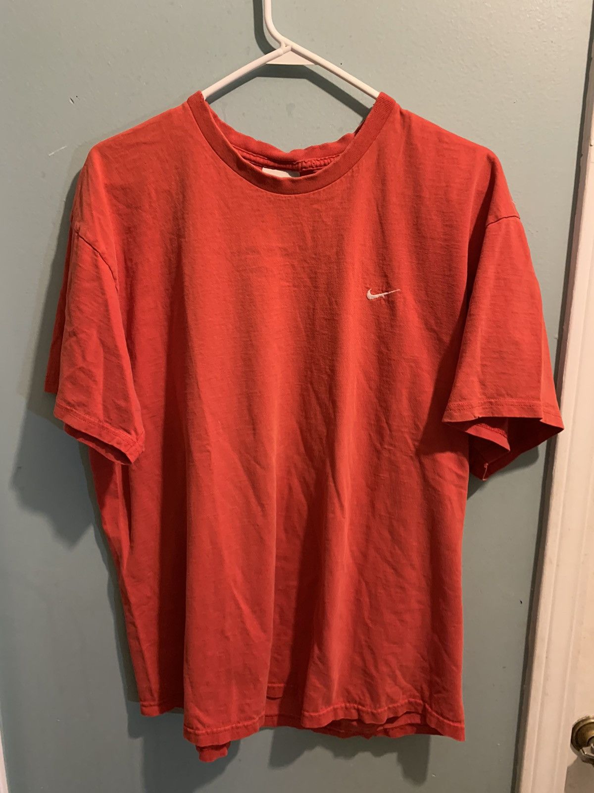 Nike × Vintage Nike swoosh tee Size US XL / EU 56 / 4 - 2 Thumbnail