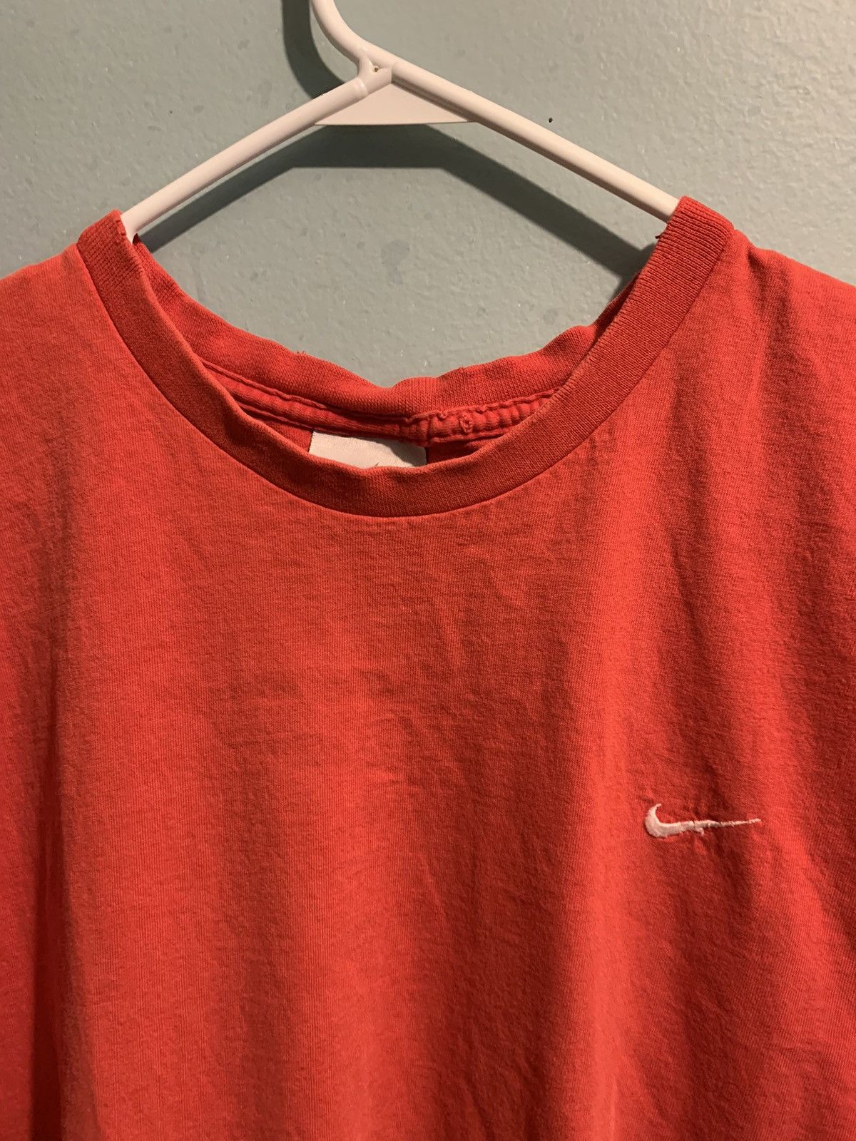 Nike × Vintage Nike swoosh tee Size US XL / EU 56 / 4 - 1 Thumbnail