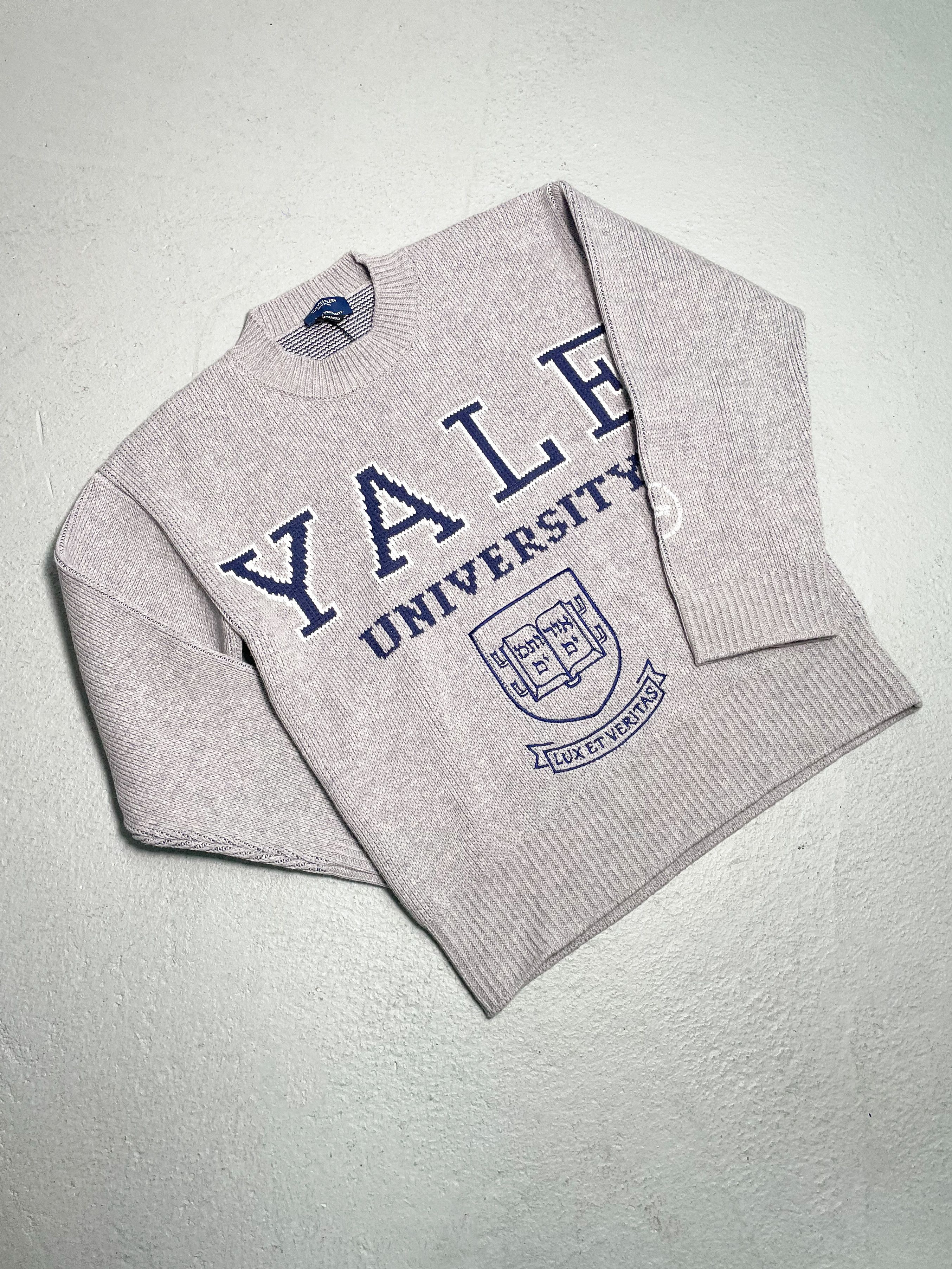 Calvin Klein 205W39NYC × Raf Simons SS19 Oversized Grey Yale Sweater Size US XS / EU 42 / 0 - 1 Thumbnail