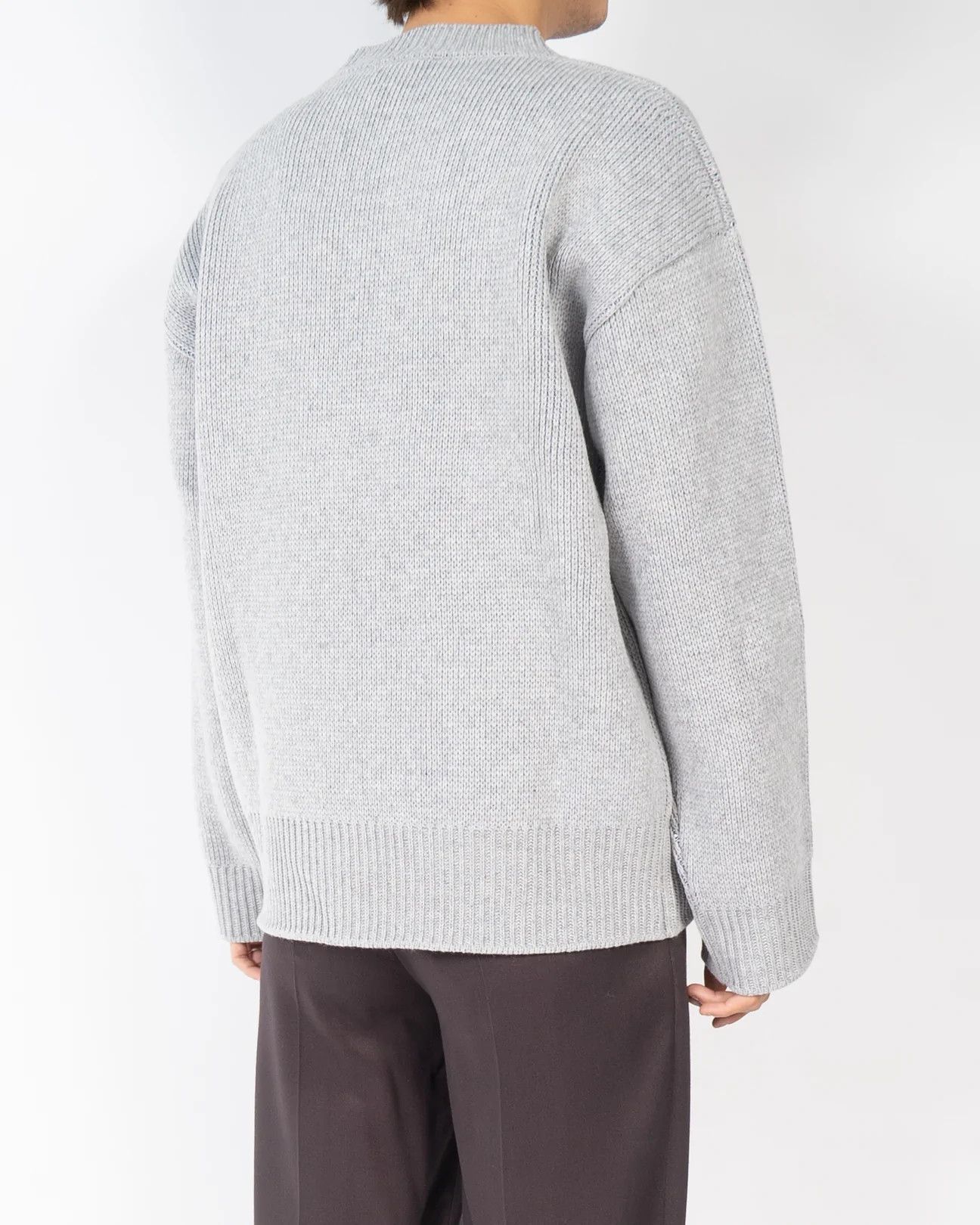 Calvin Klein 205W39NYC × Raf Simons SS19 Oversized Grey Yale Sweater Size US XS / EU 42 / 0 - 4 Thumbnail