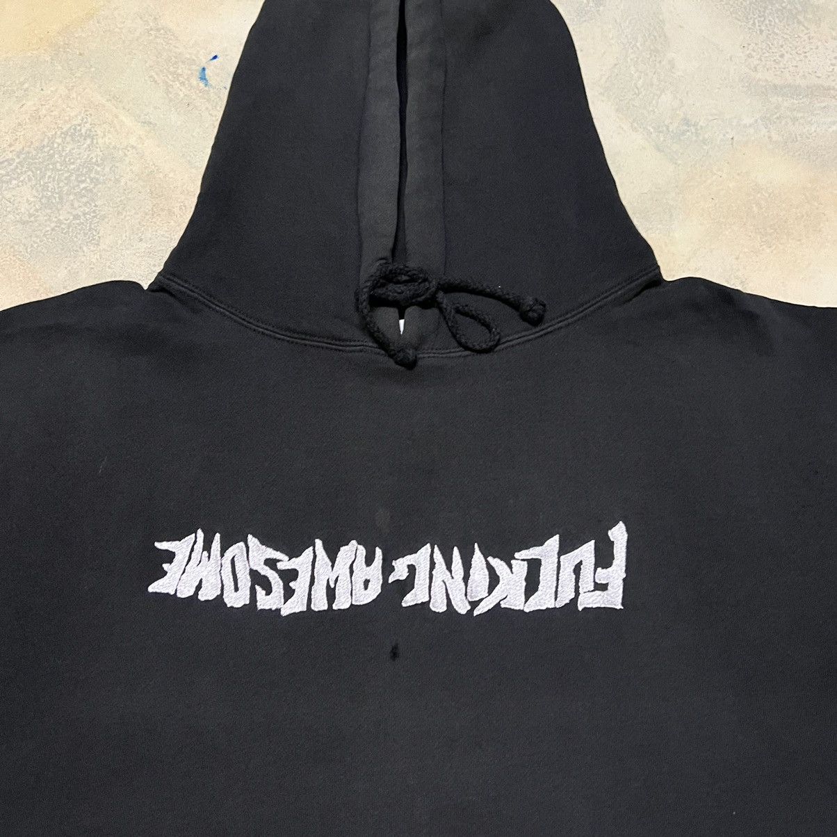 Fucking Awesome Fucking Awesome Inverted Distressed Hoodie Size US L / EU 52-54 / 3 - 3 Thumbnail