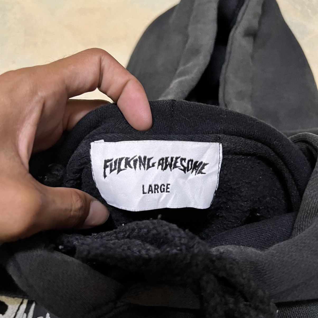 Fucking Awesome Fucking Awesome Inverted Distressed Hoodie Size US L / EU 52-54 / 3 - 15 Thumbnail