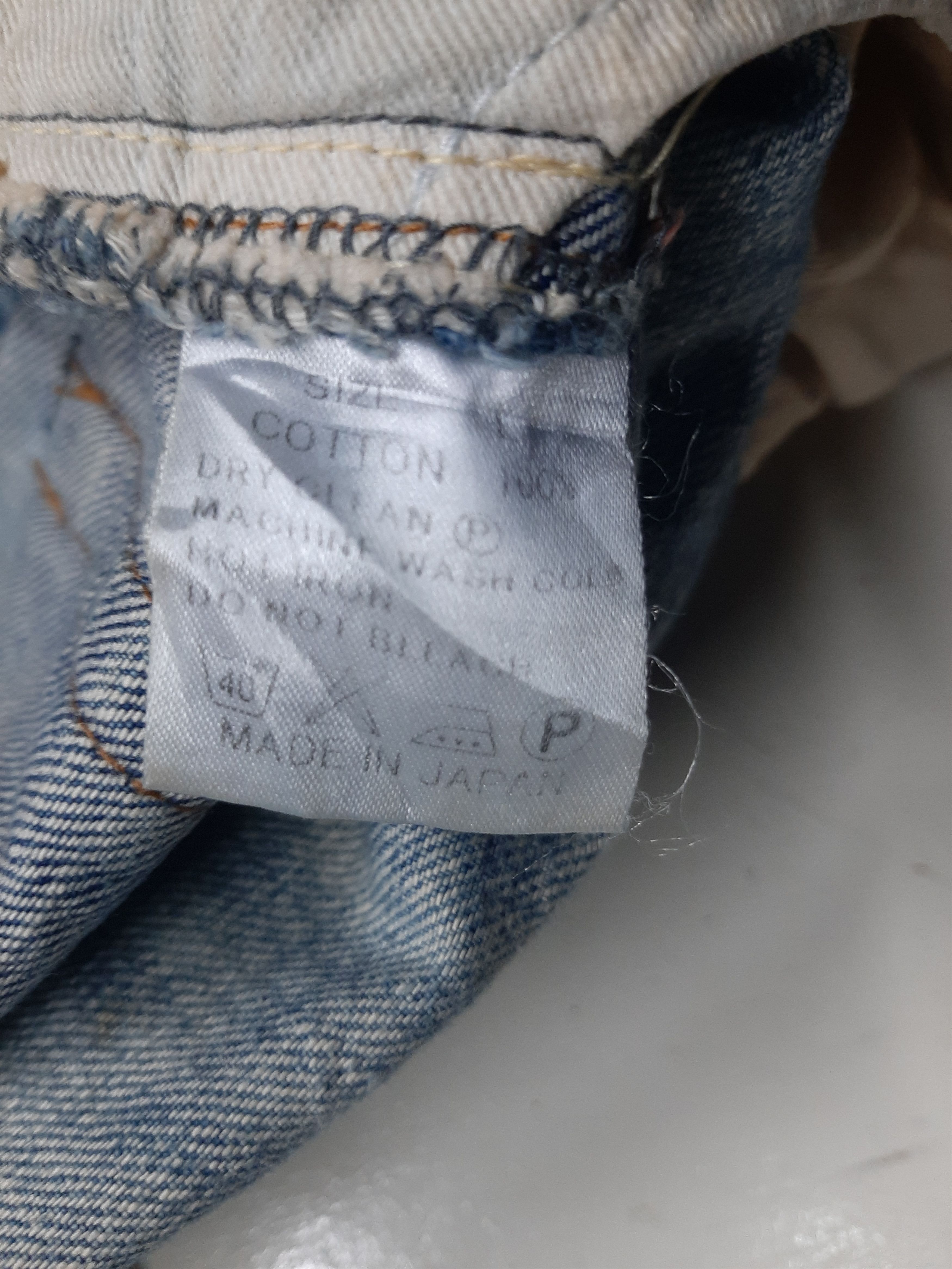 Japanese Brand × Salvage TOUGH DISTRESSED SELVEDGE DENIM JAPAN Size US 32 / EU 48 - 14 Thumbnail