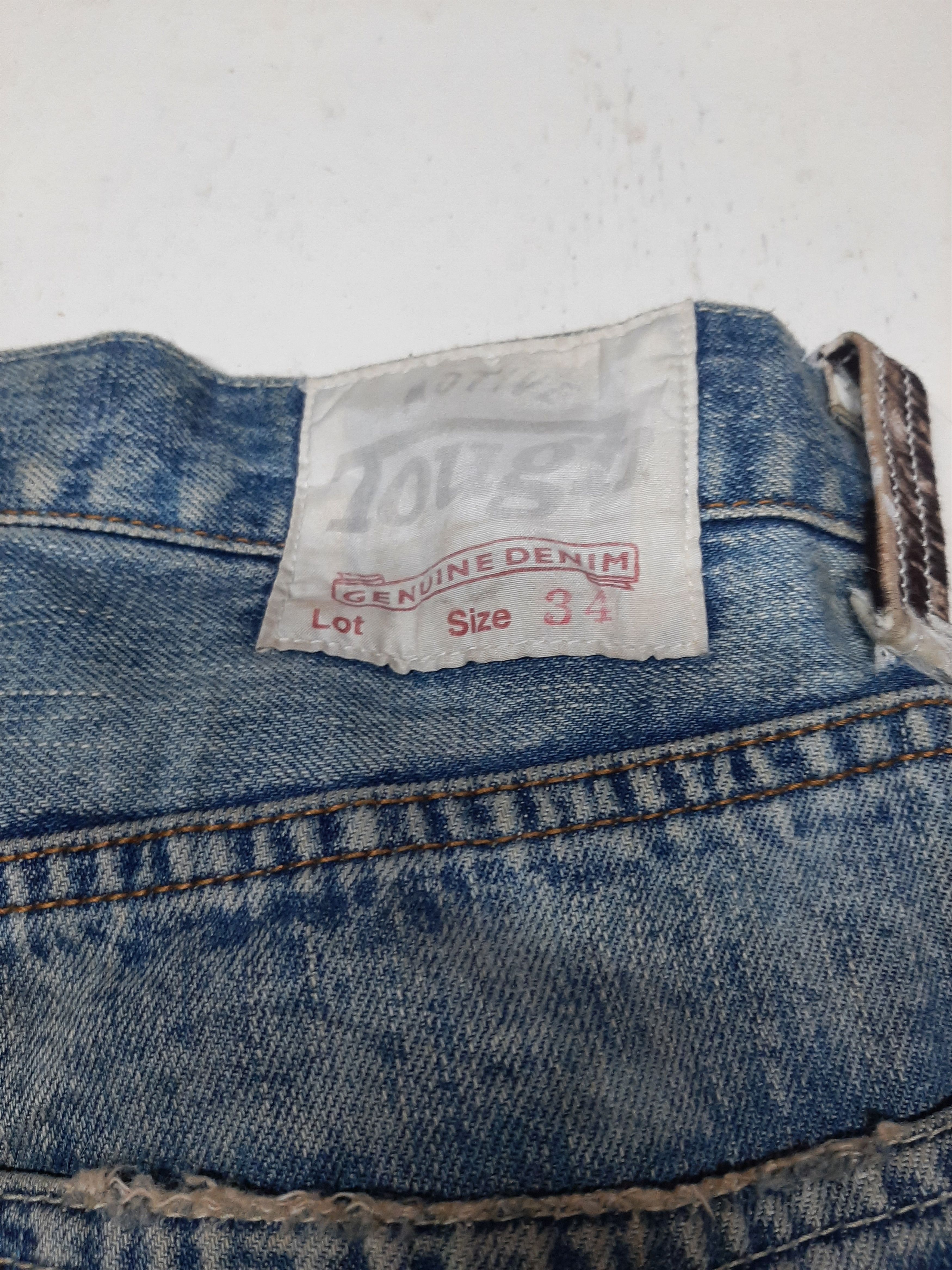 Japanese Brand × Salvage TOUGH DISTRESSED SELVEDGE DENIM JAPAN Size US 32 / EU 48 - 12 Thumbnail