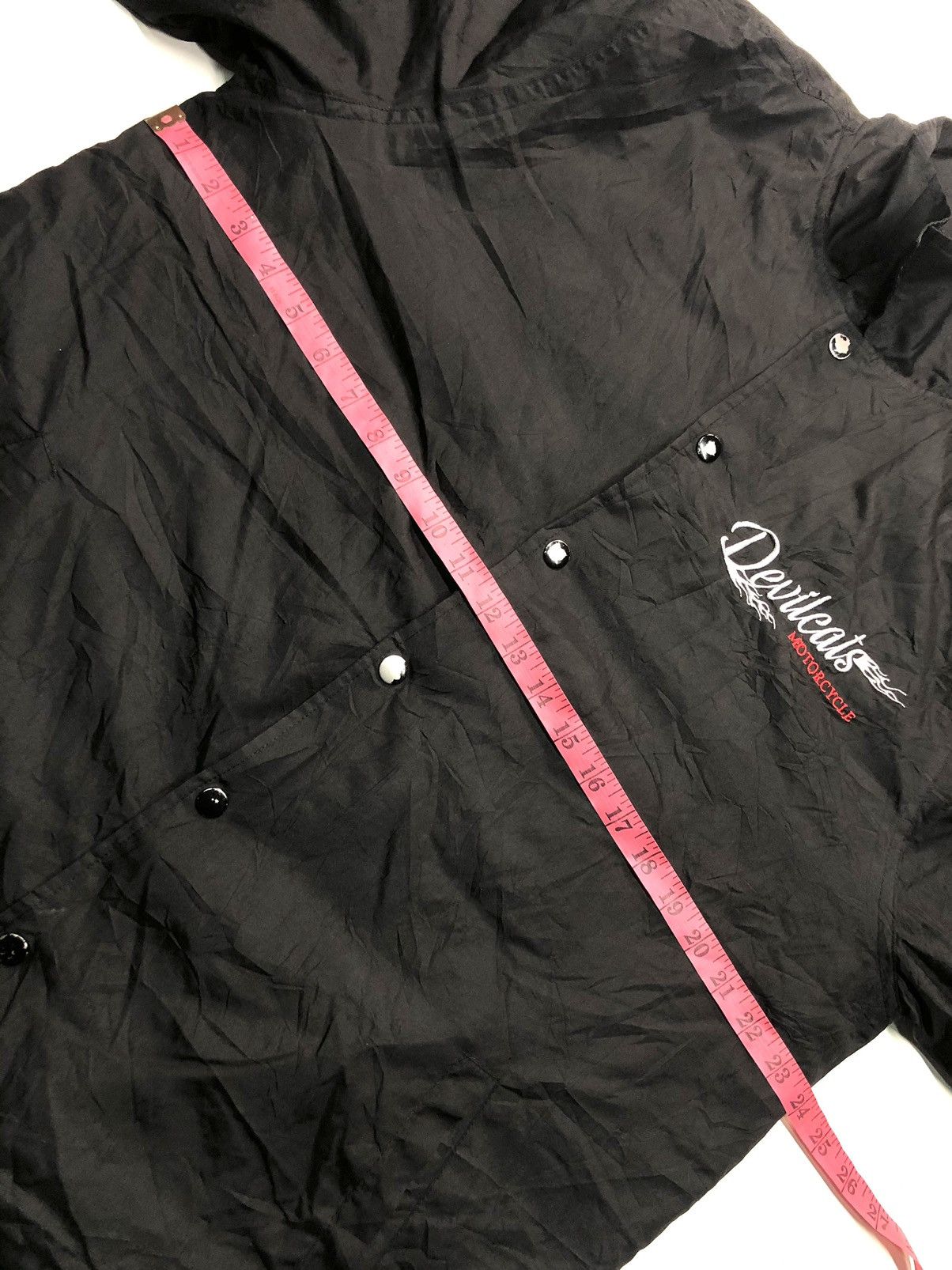 Vintage VINTAGE DEVILCATS BLACK MOTORCYCLE LIGHT JACKET Size US XL / EU 56 / 4 - 9 Thumbnail