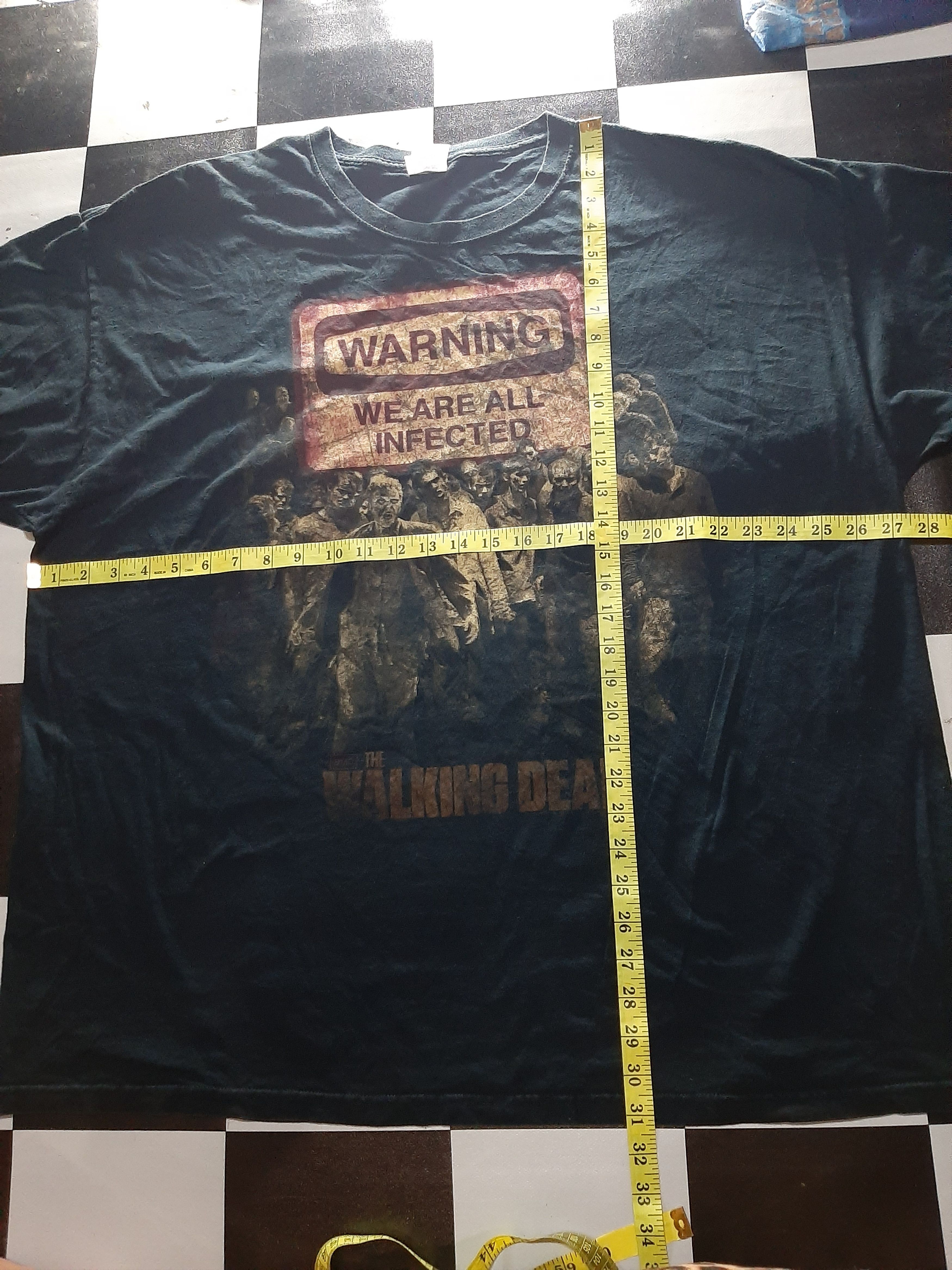 Vintage VINTAGE EARLY 2K THE WALKING DEAD HORROR MOVIE SERIES Size US XXL / EU 58 / 5 - 7 Thumbnail