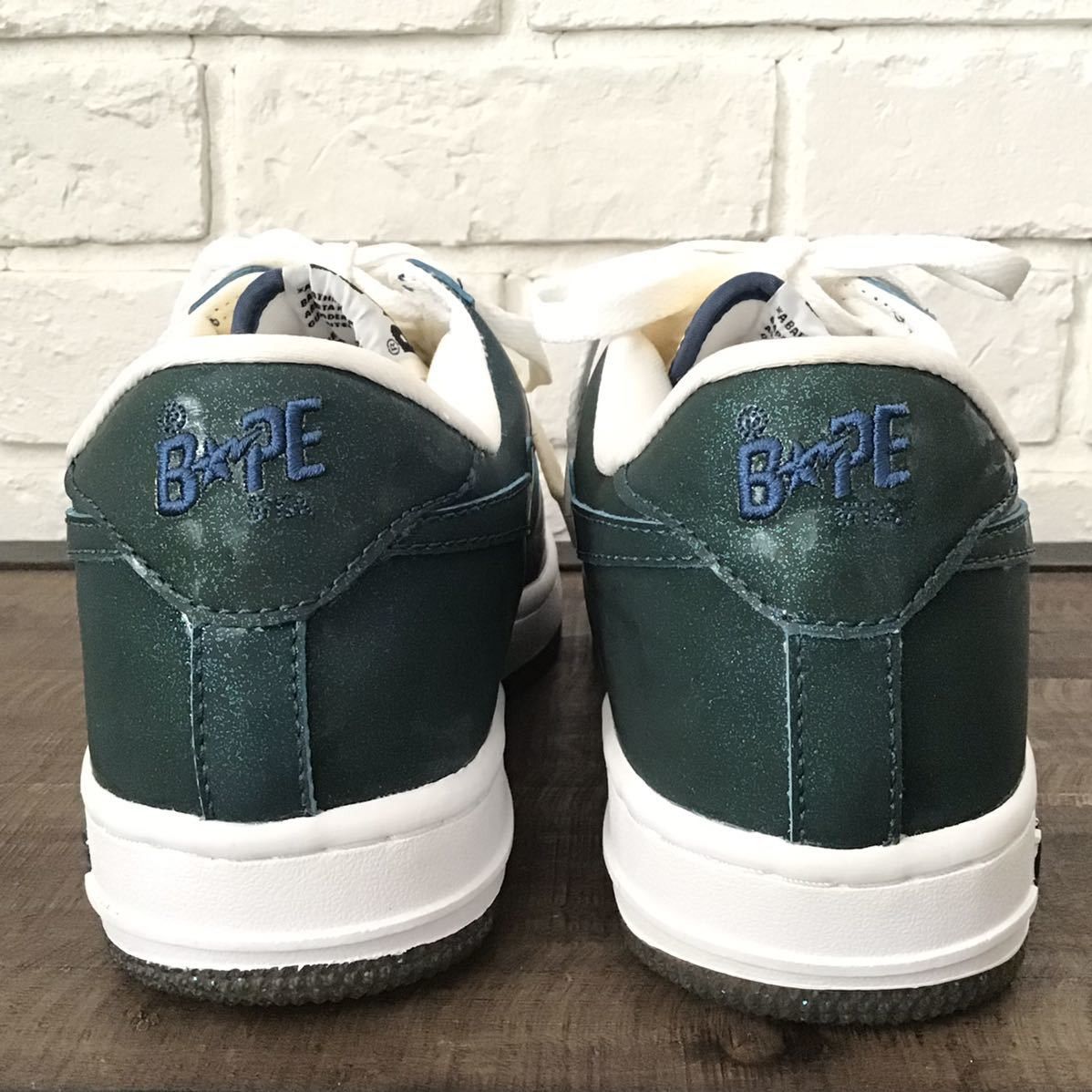 Bape × Nigo Glitter BAPESTA sneakers a bathing ape BAPE STA shoes NIGO Size US 8 / EU 41 - 5 Thumbnail