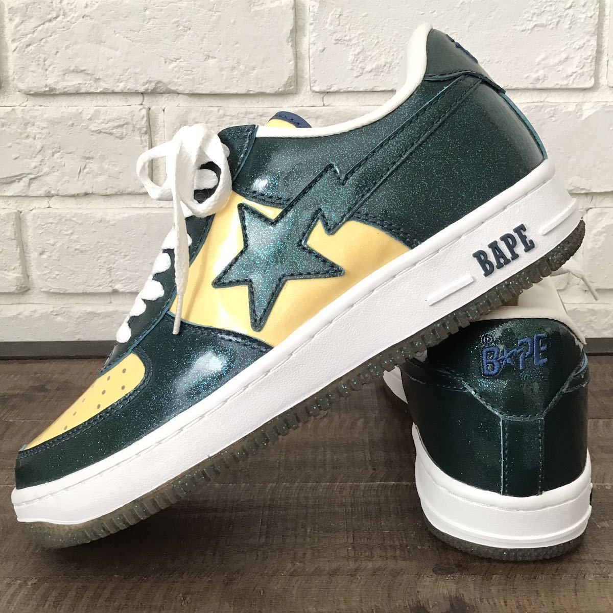 Glitter BAPESTA sneakers a bathing ape BAPE STA shoes NIGO