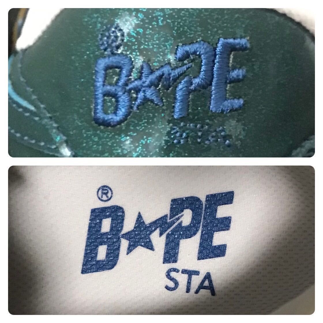 Bape × Nigo Glitter BAPESTA sneakers a bathing ape BAPE STA shoes NIGO Size US 8 / EU 41 - 8 Thumbnail