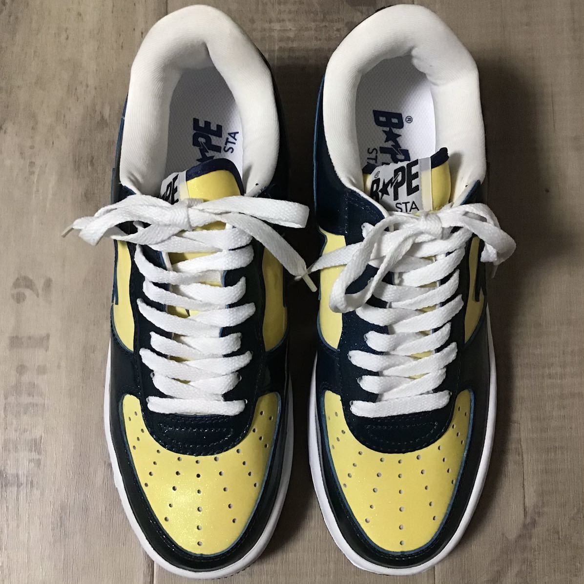 Bape × Nigo Glitter BAPESTA sneakers a bathing ape BAPE STA shoes NIGO Size US 8 / EU 41 - 4 Thumbnail