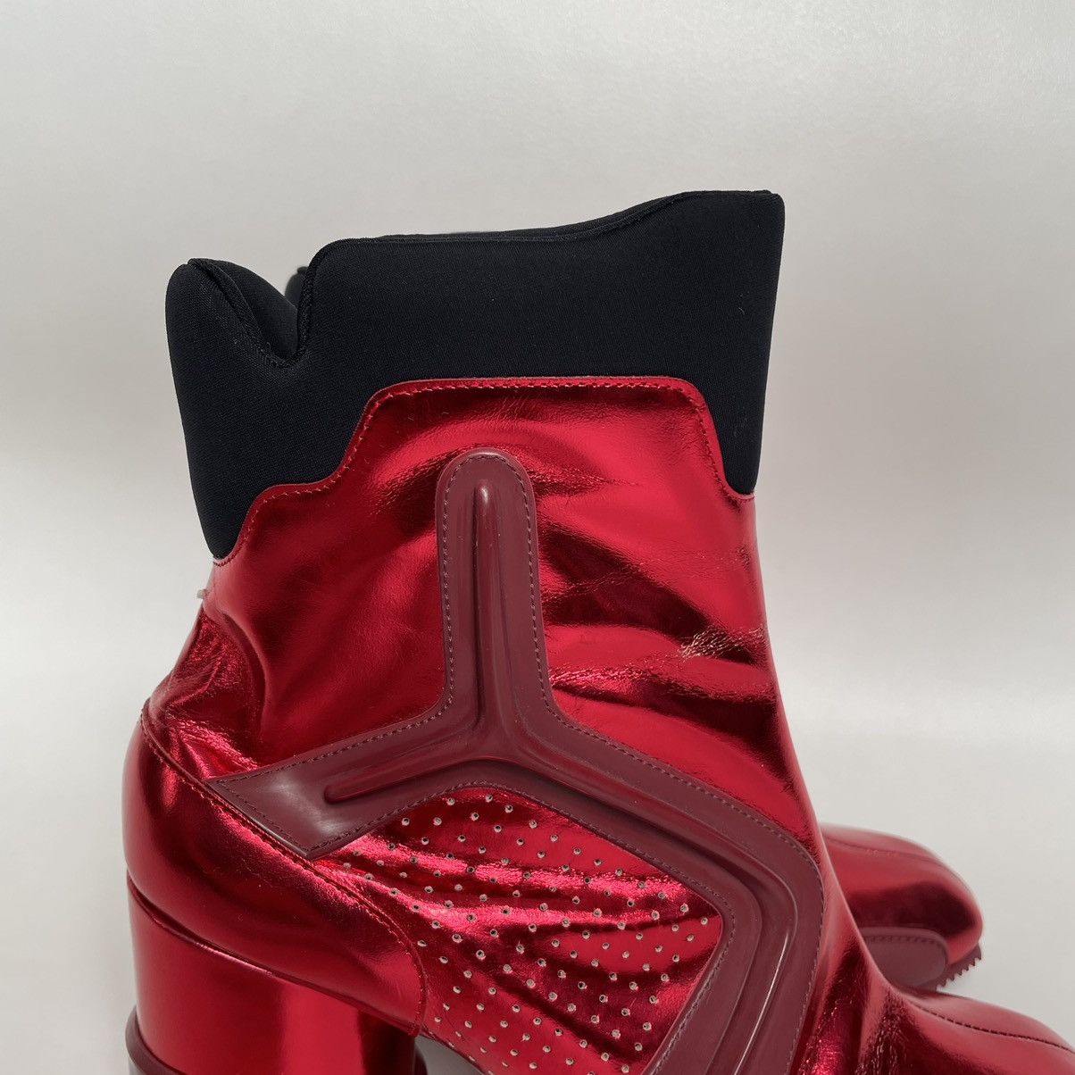 Maison Margiela A/W 14 Metallic Red Techno Boots Size US 6 / IT 36 - 7 Thumbnail
