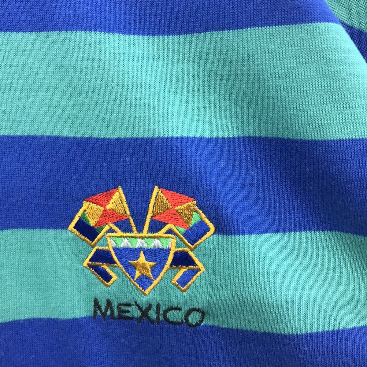Vintage Rare!! Vintage Koko Tok Mexico Stripe Tee Size US L / EU 52-54 / 3 - 8 Thumbnail