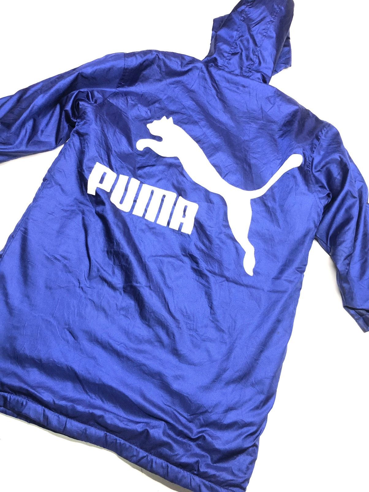 Puma × Vintage VINTAGE PUMA BIG LOGO SHEARLING COACH JACKET Size US M / EU 48-50 / 2 - 2 Thumbnail