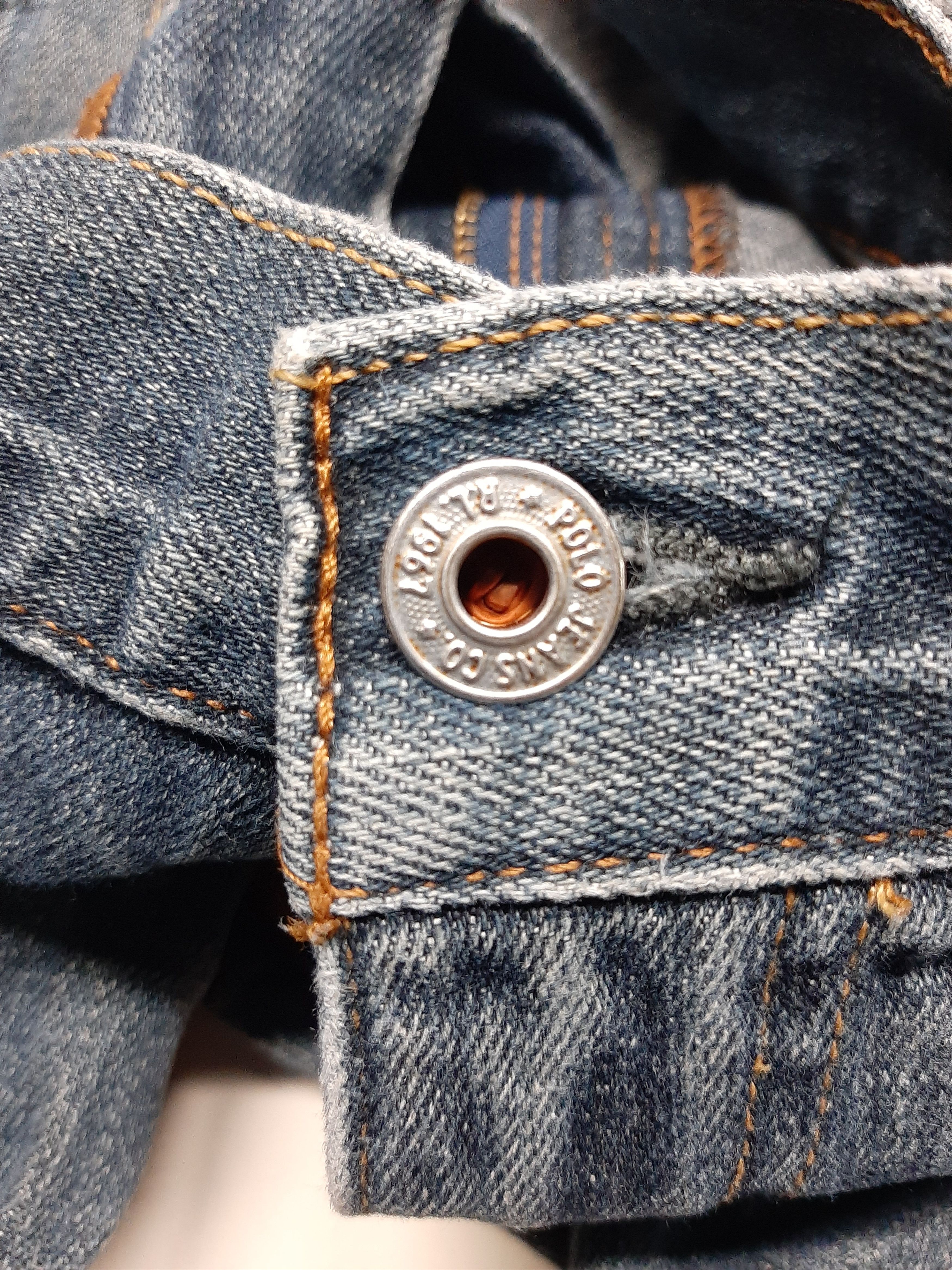 Polo Ralph Lauren × Vintage VINTAGE POLO RALPH LAURENT BLUE DENIM Size US 32 / EU 48 - 10 Thumbnail