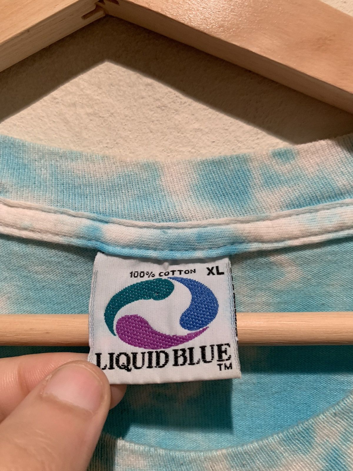 Liquid Blue × Vintage RARE* Vintage 1992 Liquid Blue Joey Mars Single Stitch Shirt Size US XL / EU 56 / 4 - 11 Thumbnail