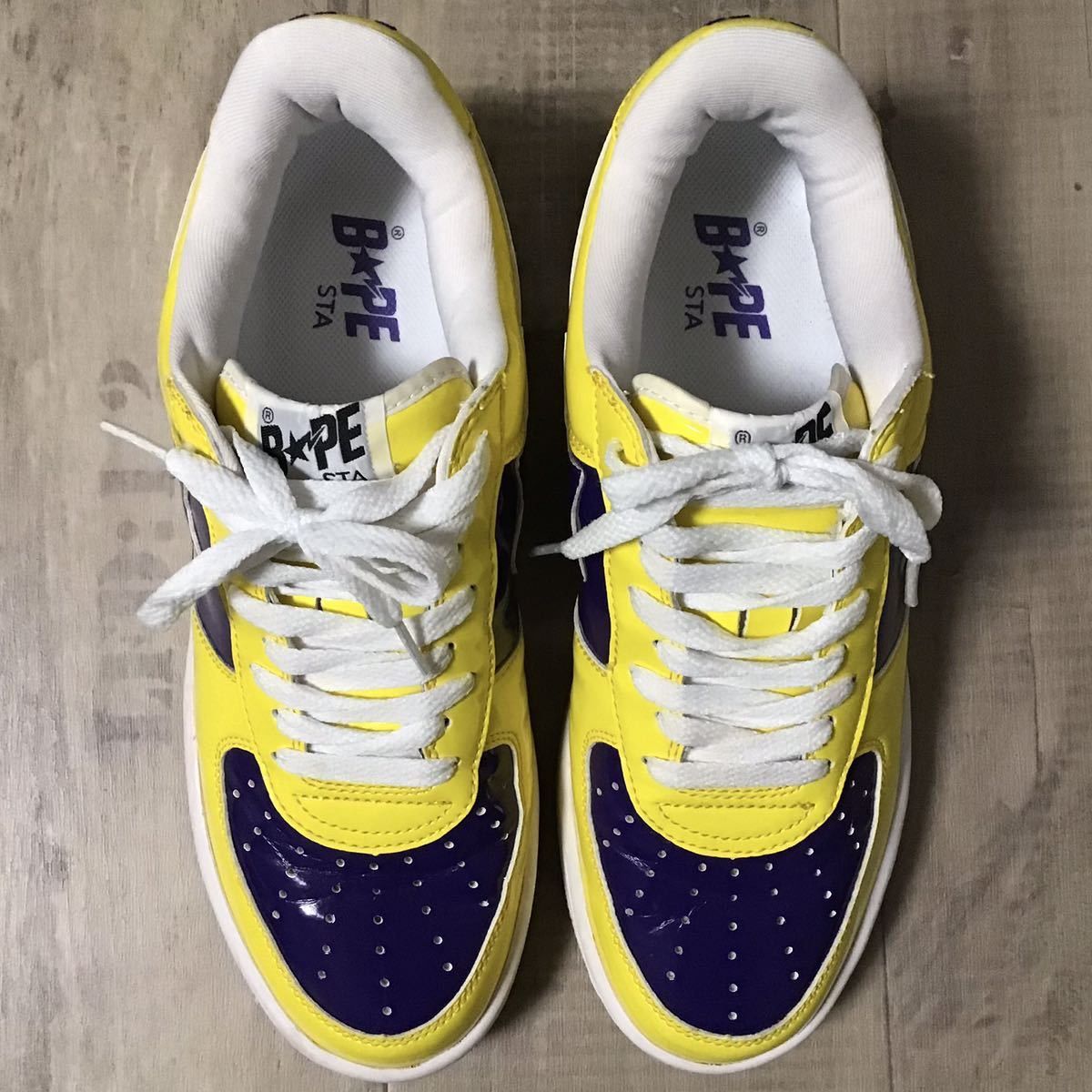 Bape MILO Animal BAPESTA patent leather sneakers BAPE STA Size US 8.5 / EU 41-42 - 4 Thumbnail