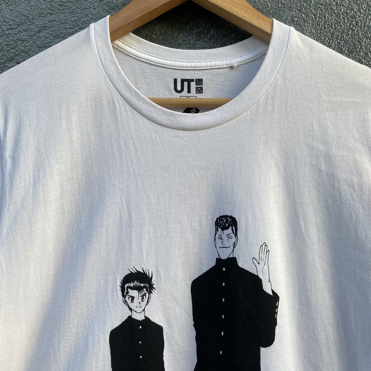 Anime Thrashed YuYu Hakusho Japanese Anime ERD GRUNGE TEE Size US M / EU 48-50 / 2 - 2 Thumbnail