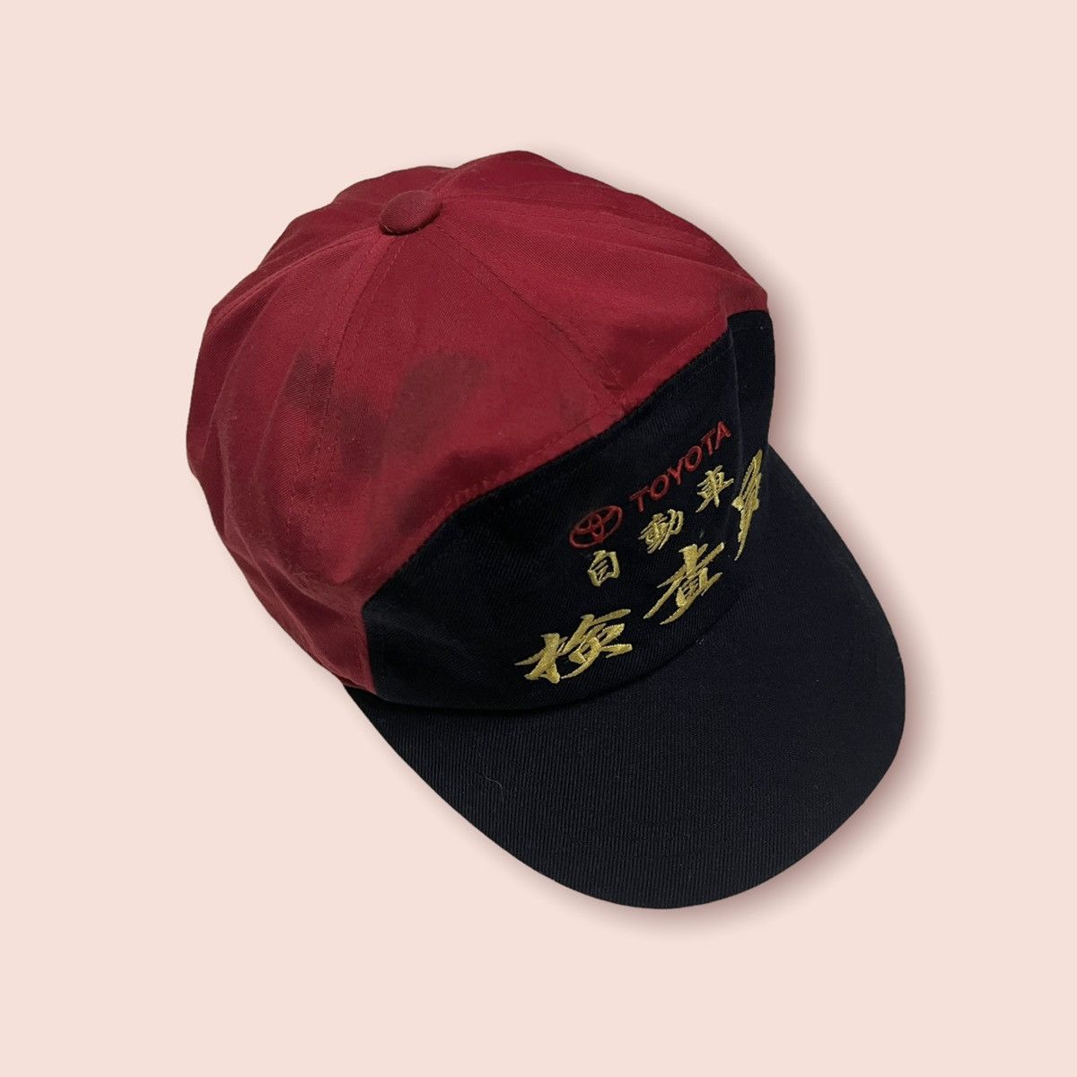 Japanese Brand × Vintage VINTAGE TOYOTA 3 MONKEY KANJI RACING CAP Size ONE SIZE - 4 Thumbnail