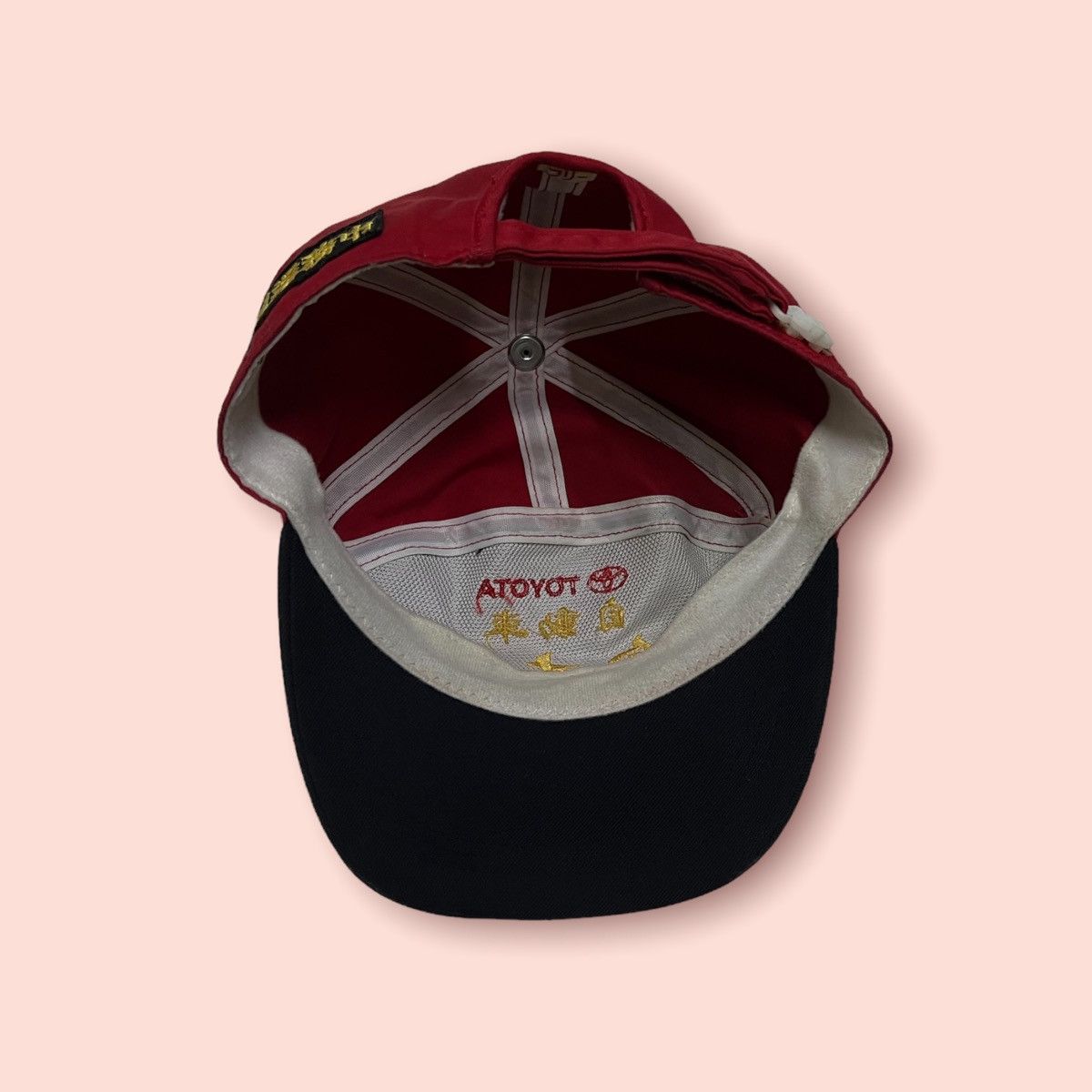 Japanese Brand × Vintage VINTAGE TOYOTA 3 MONKEY KANJI RACING CAP Size ONE SIZE - 14 Thumbnail