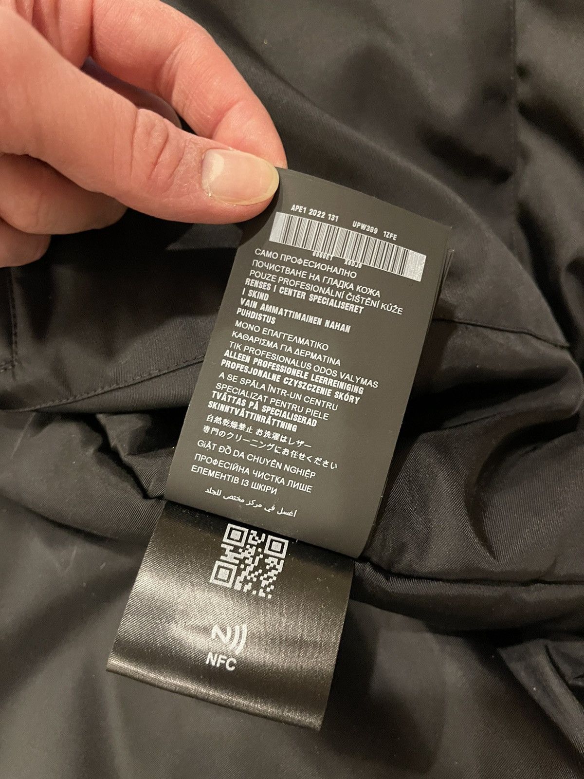 Prada Prada x Raf Simmons Nappa Bomber Leather Billiard Black FW21 Size US L / EU 52-54 / 3 - 17 Thumbnail