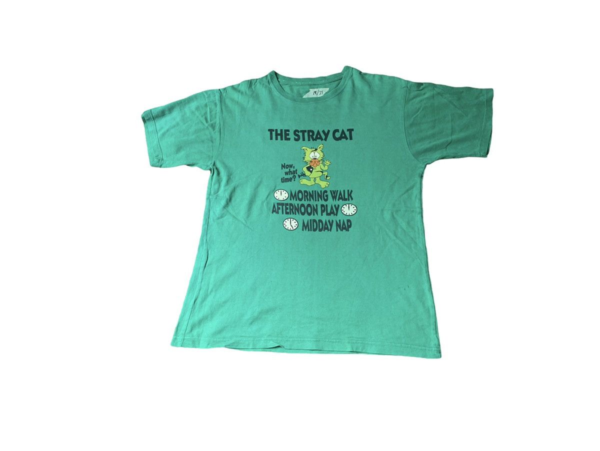 Band Tees × STRAYE The Stray Cat Band Cartoon Printed Tee Unisex Size US M / EU 48-50 / 2 - 1 Thumbnail