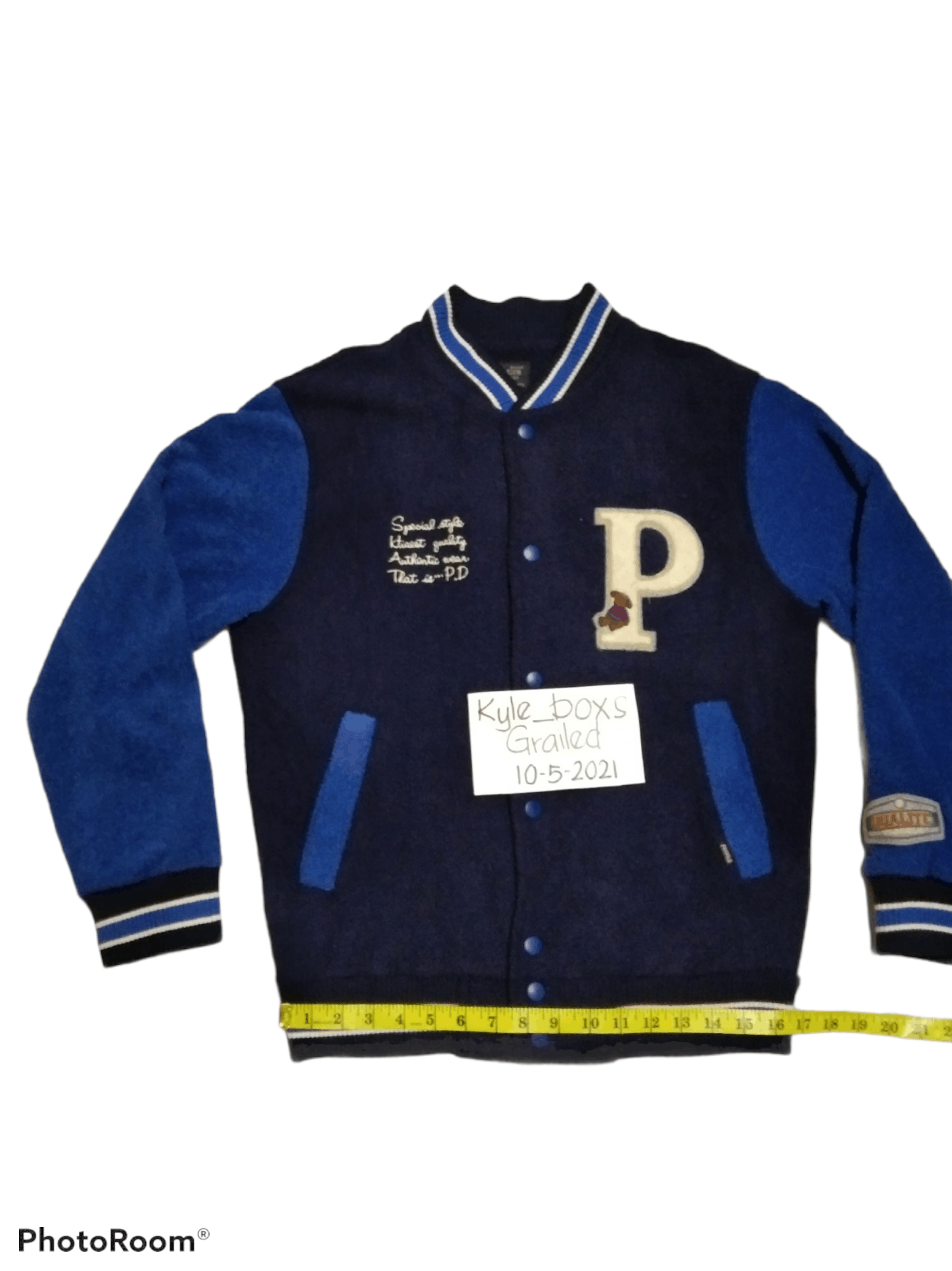 Japanese Brand × Vintage VINTAGE PAODELO.P VARSITY JACKET Size US M / EU 48-50 / 2 - 5 Thumbnail