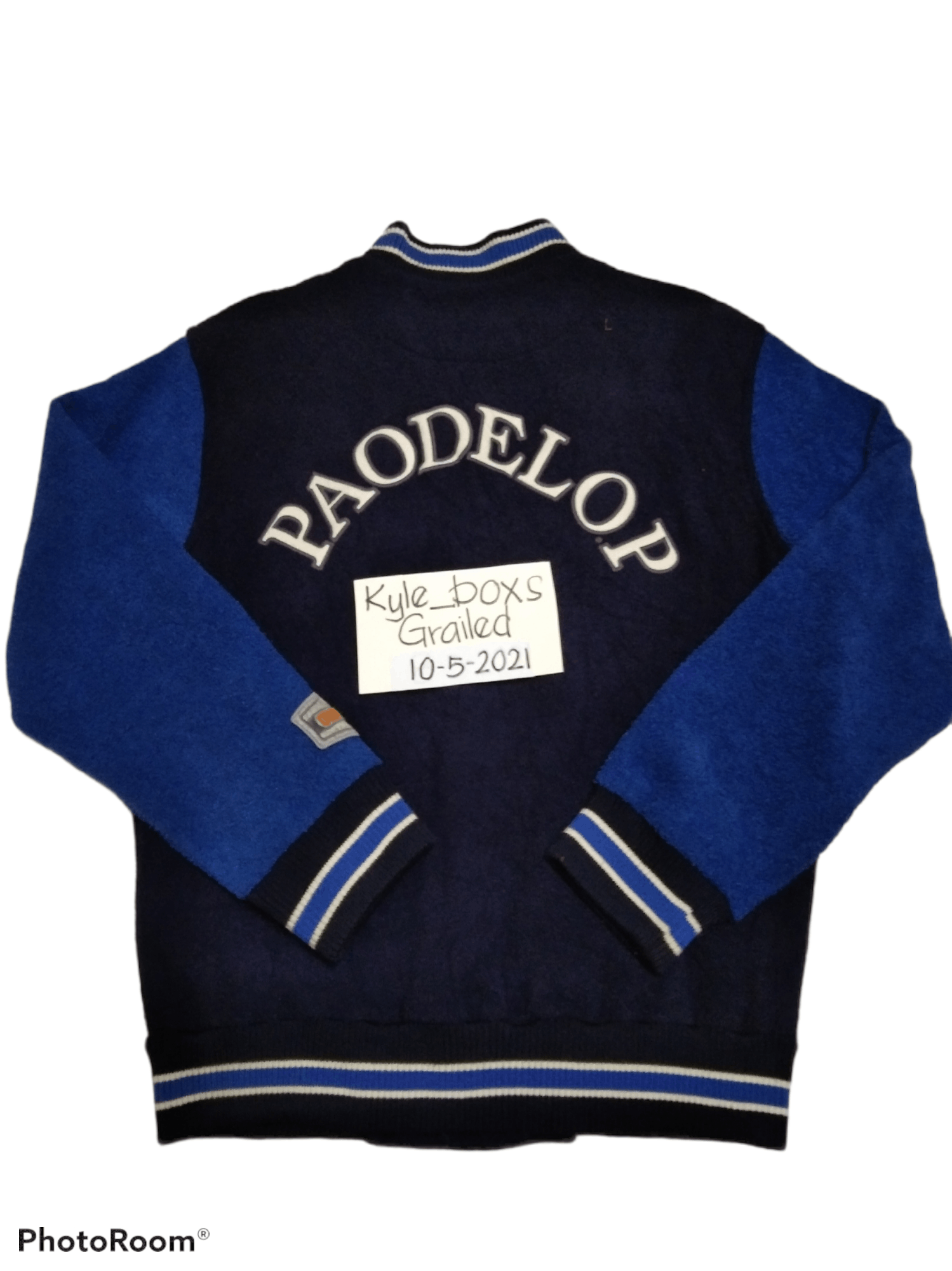 Japanese Brand × Vintage VINTAGE PAODELO.P VARSITY JACKET Size US M / EU 48-50 / 2 - 6 Thumbnail