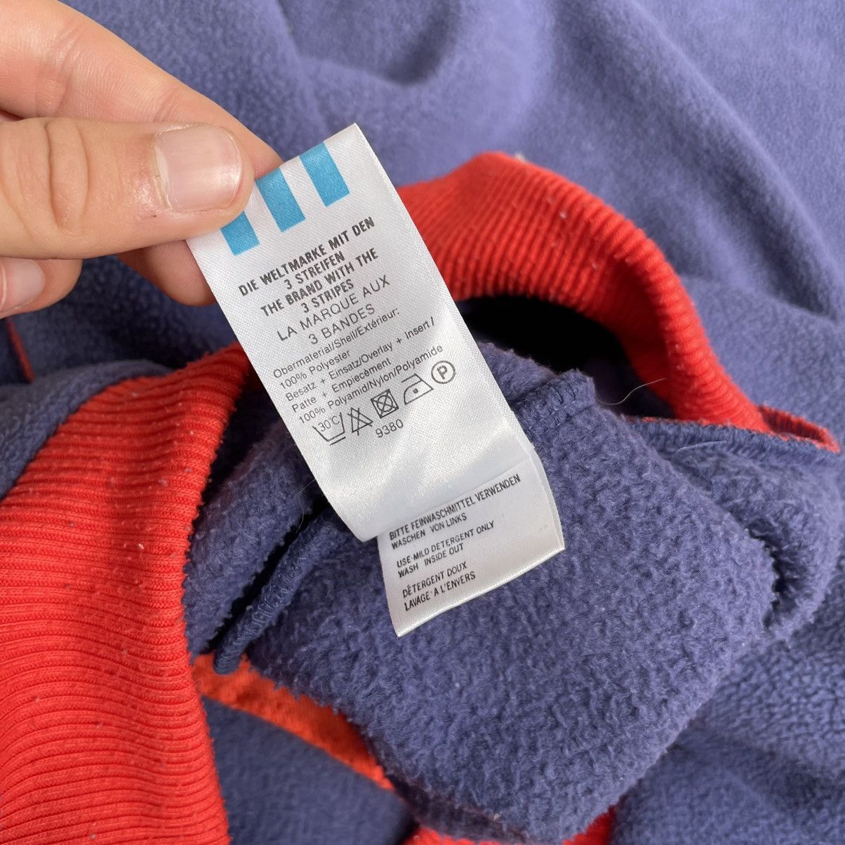 Adidas RARE Adidas Adventure Vintage Fleece Anorak Zip 1/4 Size US XL / EU 56 / 4 - 12 Thumbnail