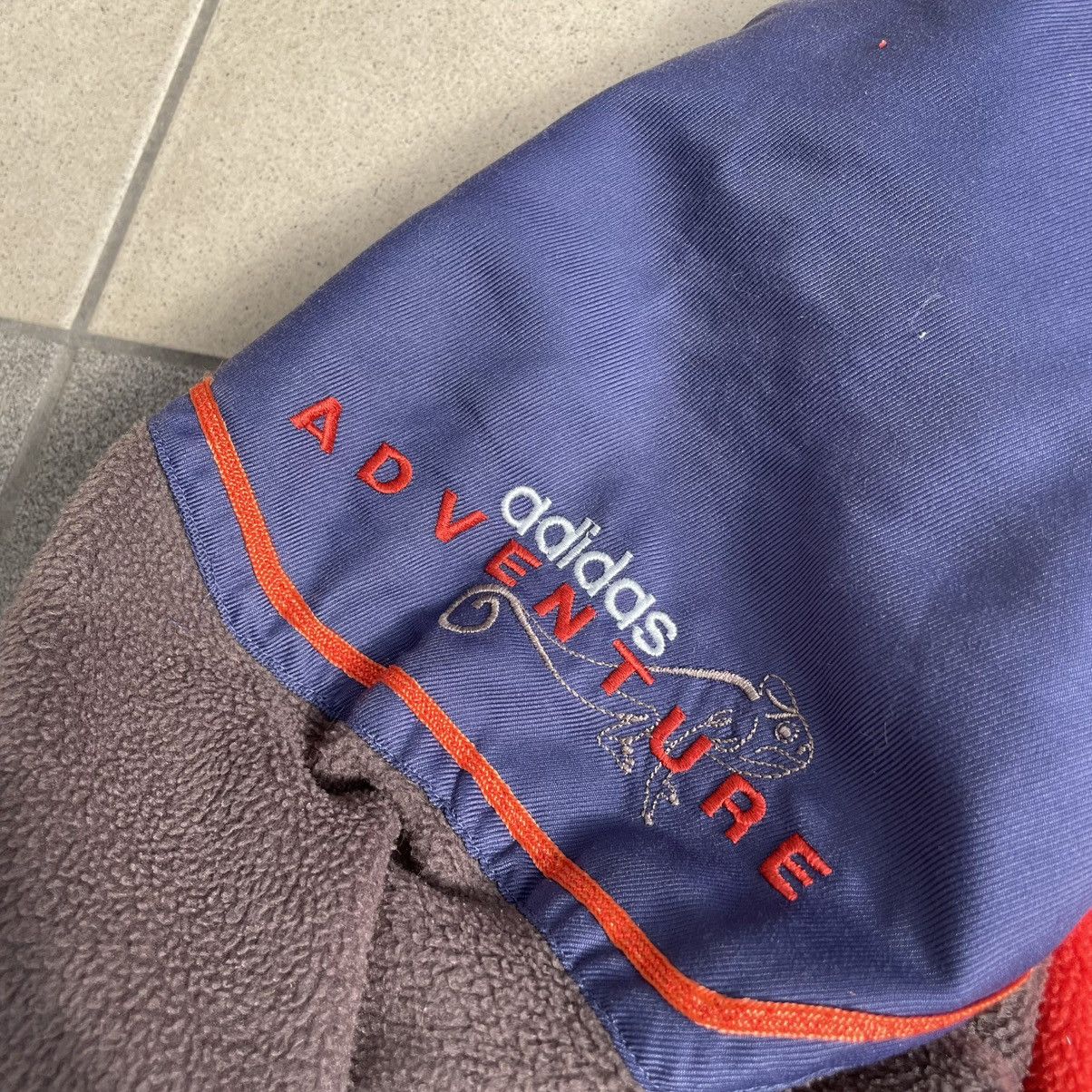 Adidas RARE Adidas Adventure Vintage Fleece Anorak Zip 1/4 Size US XL / EU 56 / 4 - 3 Thumbnail