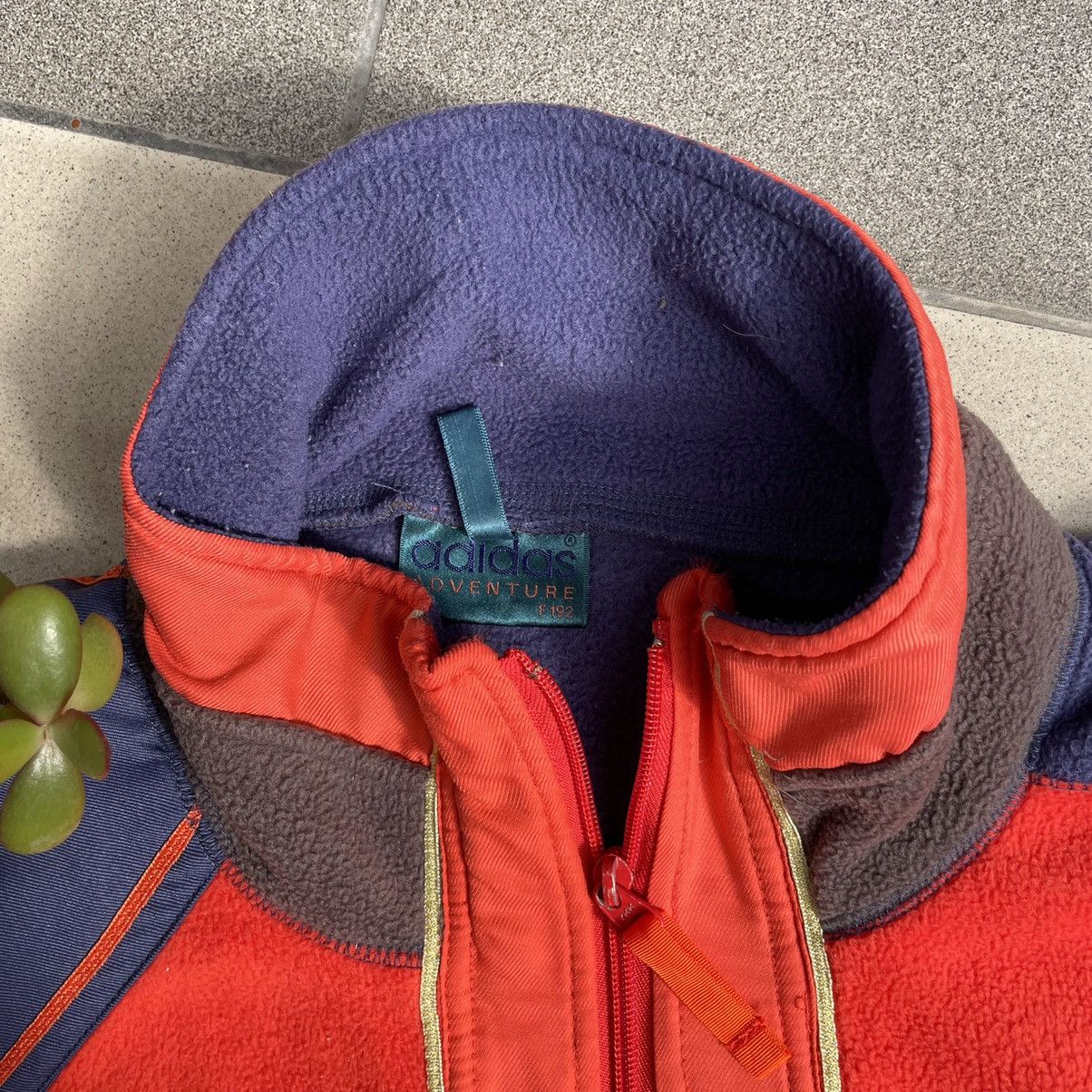Adidas RARE Adidas Adventure Vintage Fleece Anorak Zip 1/4 Size US XL / EU 56 / 4 - 8 Thumbnail