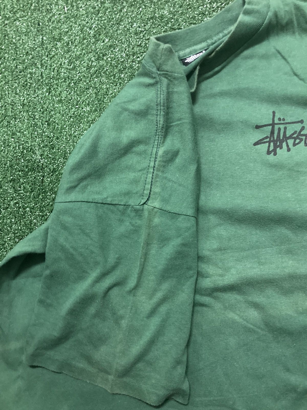 Stussy × Vintage Vintage Late 80s Stussy Classics Logo Sun Fade Tee Size US M / EU 48-50 / 2 - 11 Thumbnail