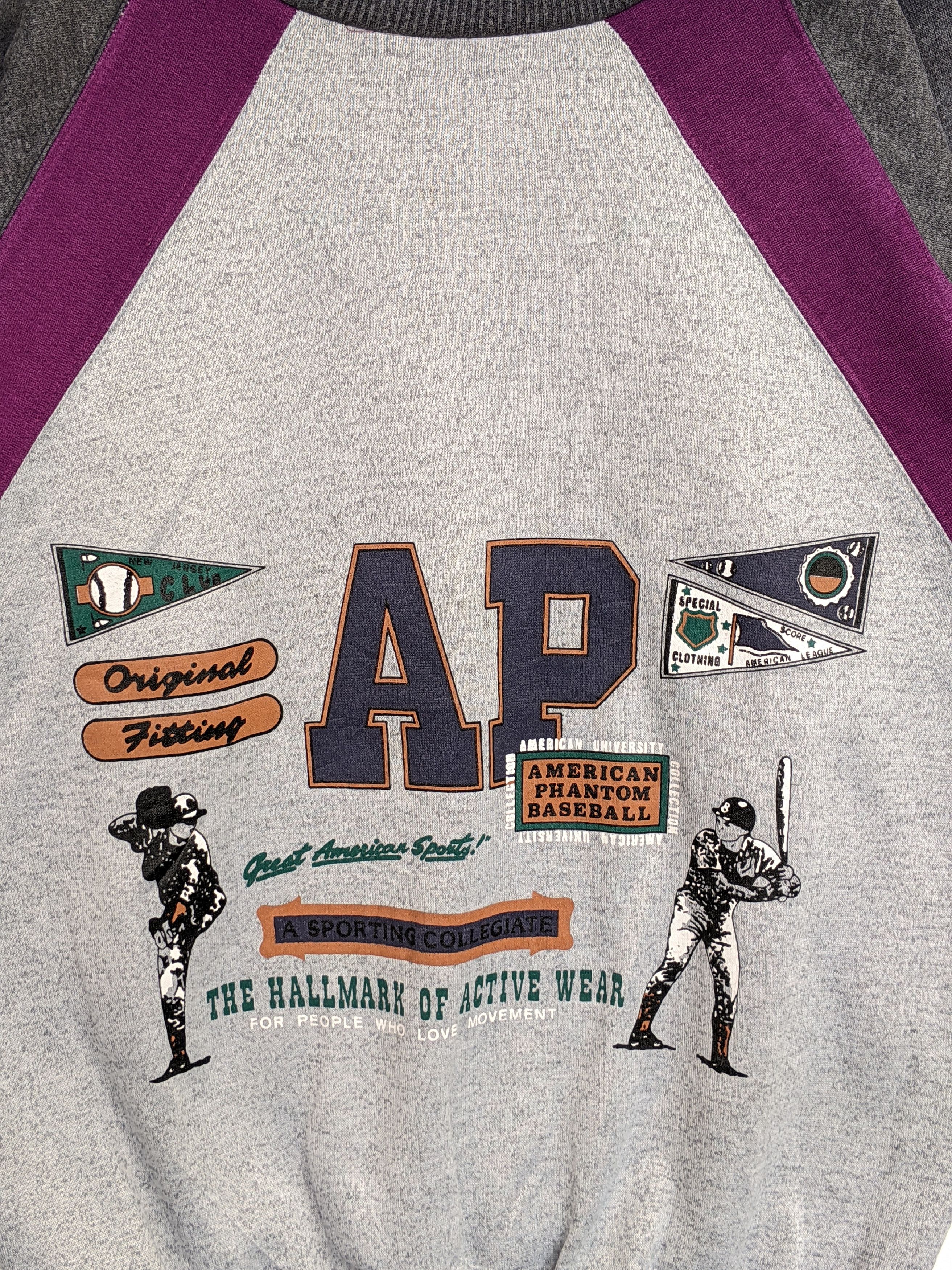 Japanese Brand Vintage Up Side Down Three Tones Sweatshirt Size US M / EU 48-50 / 2 - 3 Thumbnail