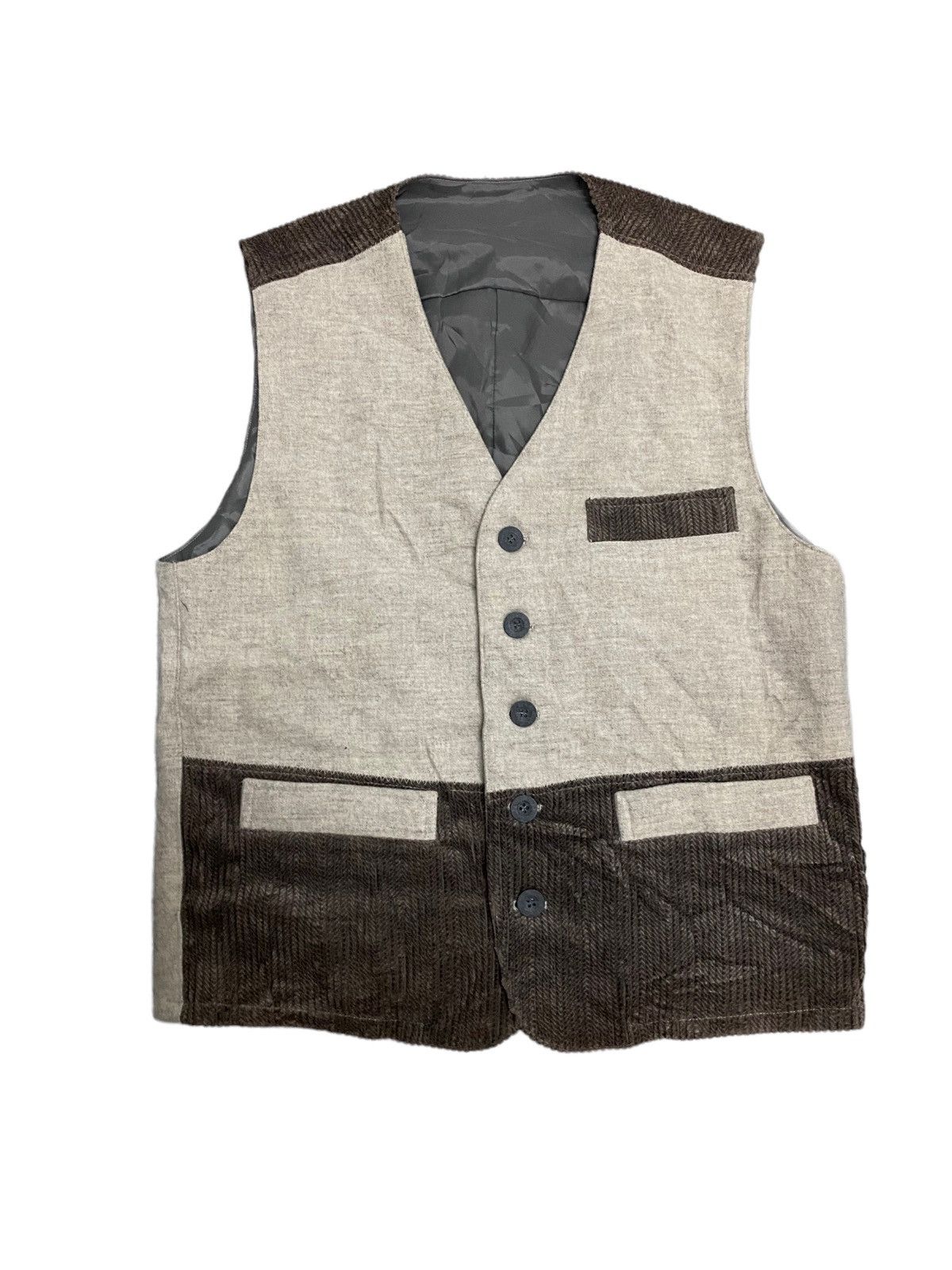 Japanese Brand × Louis Feraud × Vintage BIDDING ACCEPT‼️Vintage Louis Feraud Vest Nice Design Size US L / EU 52-54 / 3 - 1 Thumbnail