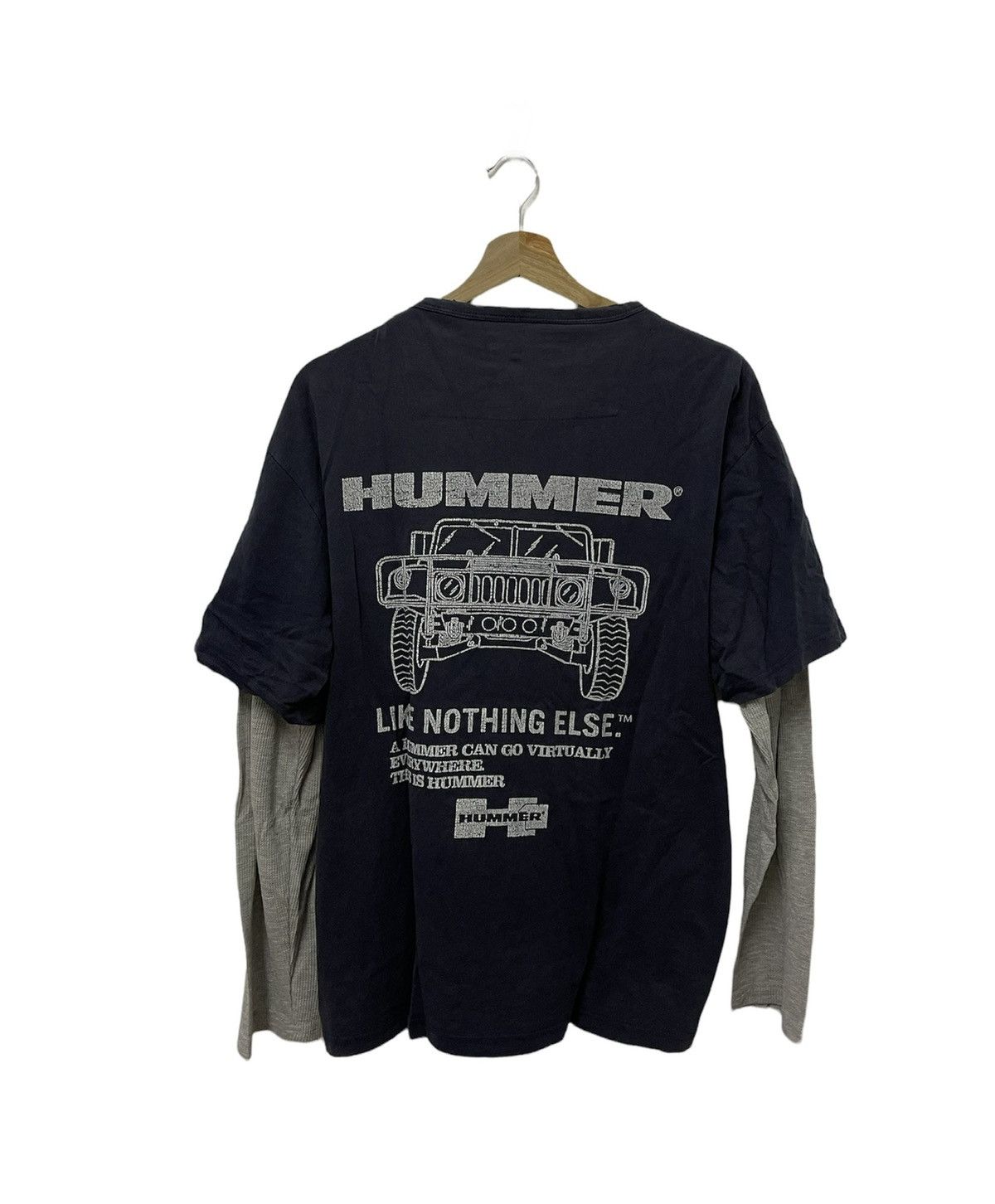 Japanese Brand × Vintage Vintage Hummer Half Button Single Pocket Longsleeve Size US L / EU 52-54 / 3 - 1 Thumbnail