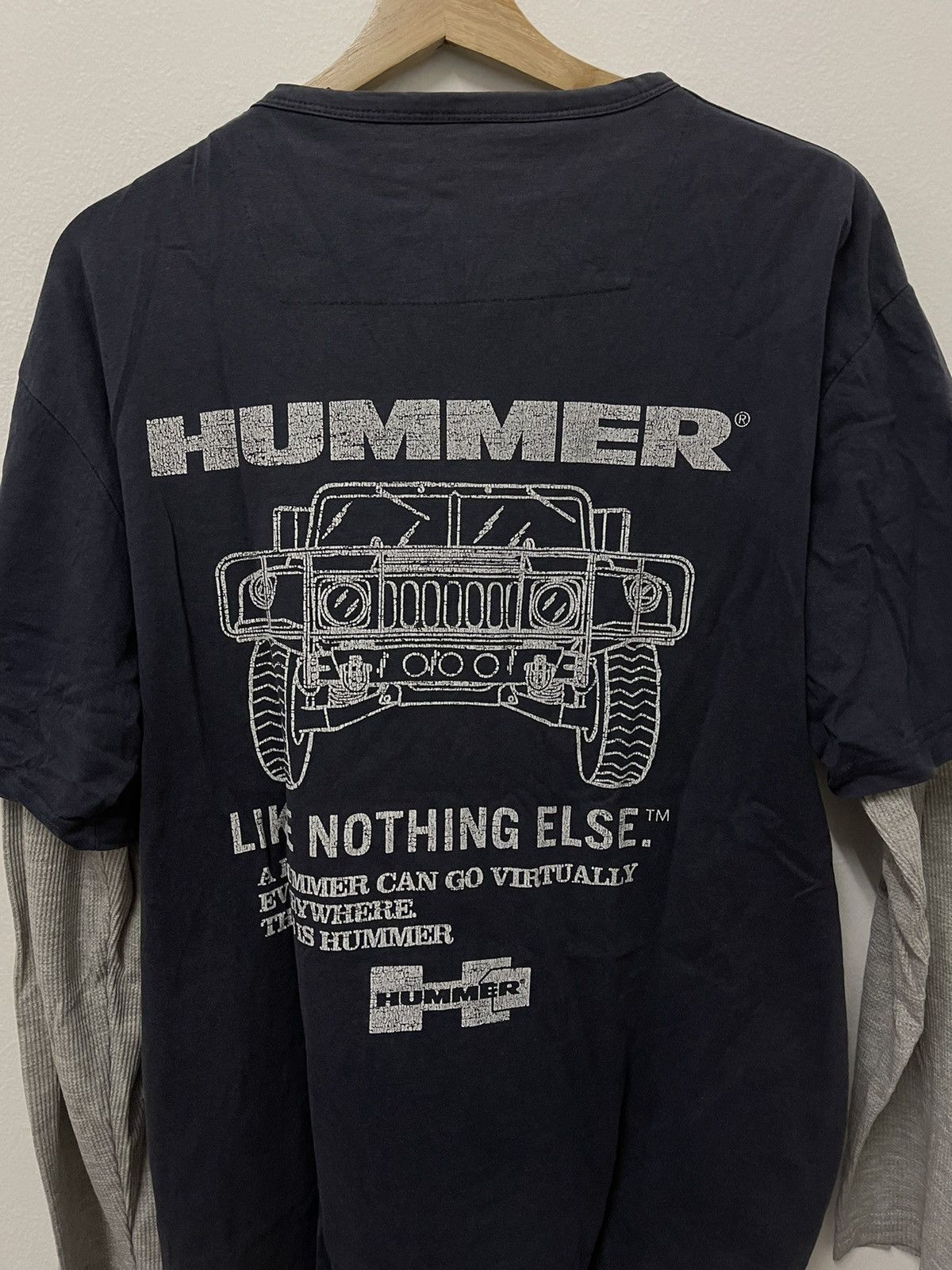 Japanese Brand × Vintage Vintage Hummer Half Button Single Pocket Longsleeve Size US L / EU 52-54 / 3 - 2 Thumbnail