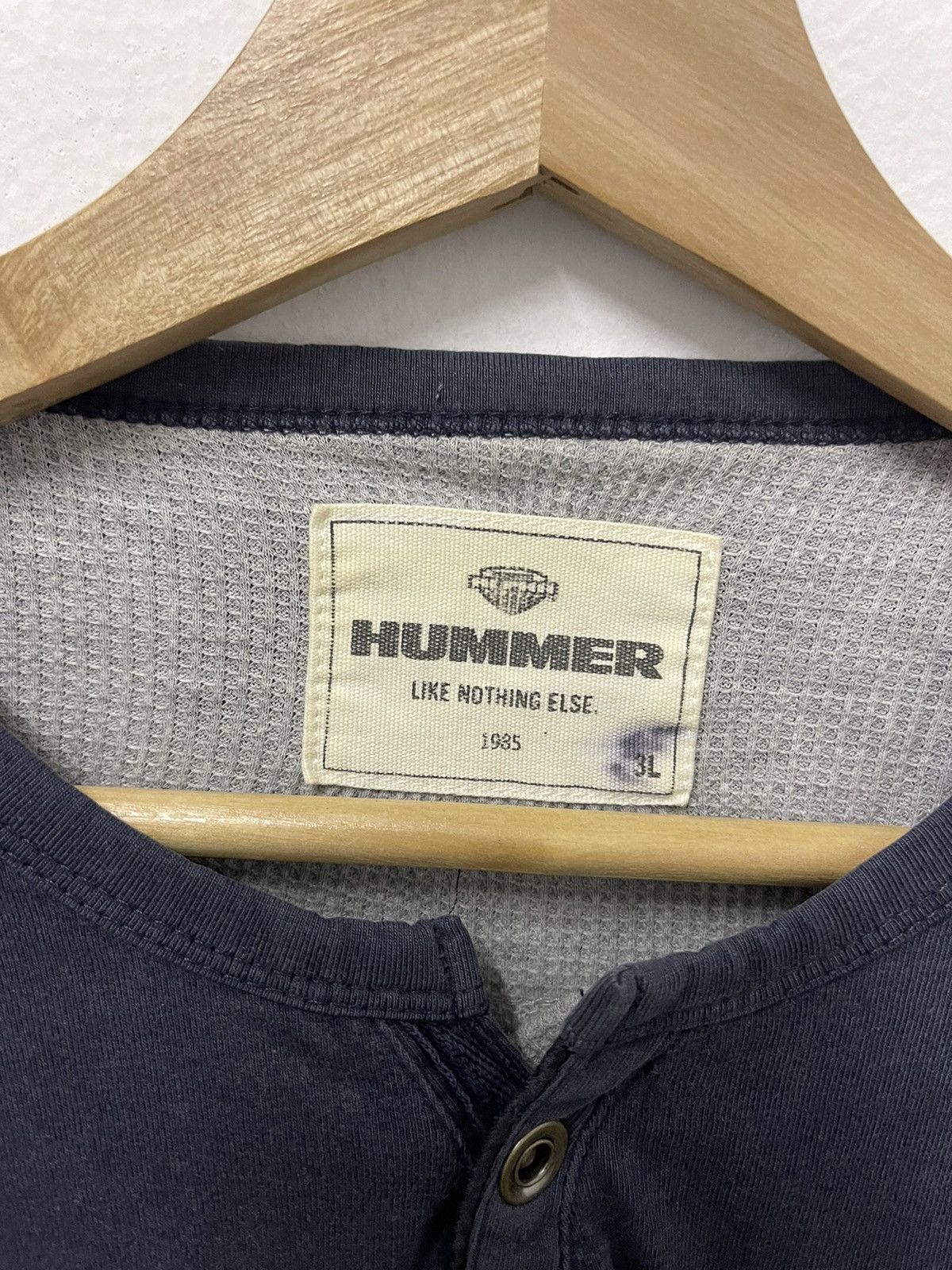 Japanese Brand × Vintage Vintage Hummer Half Button Single Pocket Longsleeve Size US L / EU 52-54 / 3 - 8 Thumbnail
