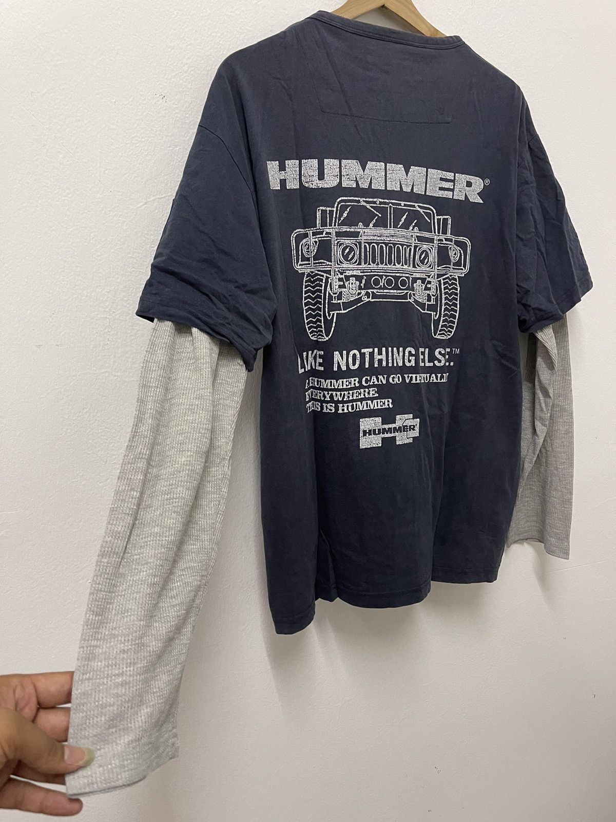 Japanese Brand × Vintage Vintage Hummer Half Button Single Pocket Longsleeve Size US L / EU 52-54 / 3 - 7 Thumbnail