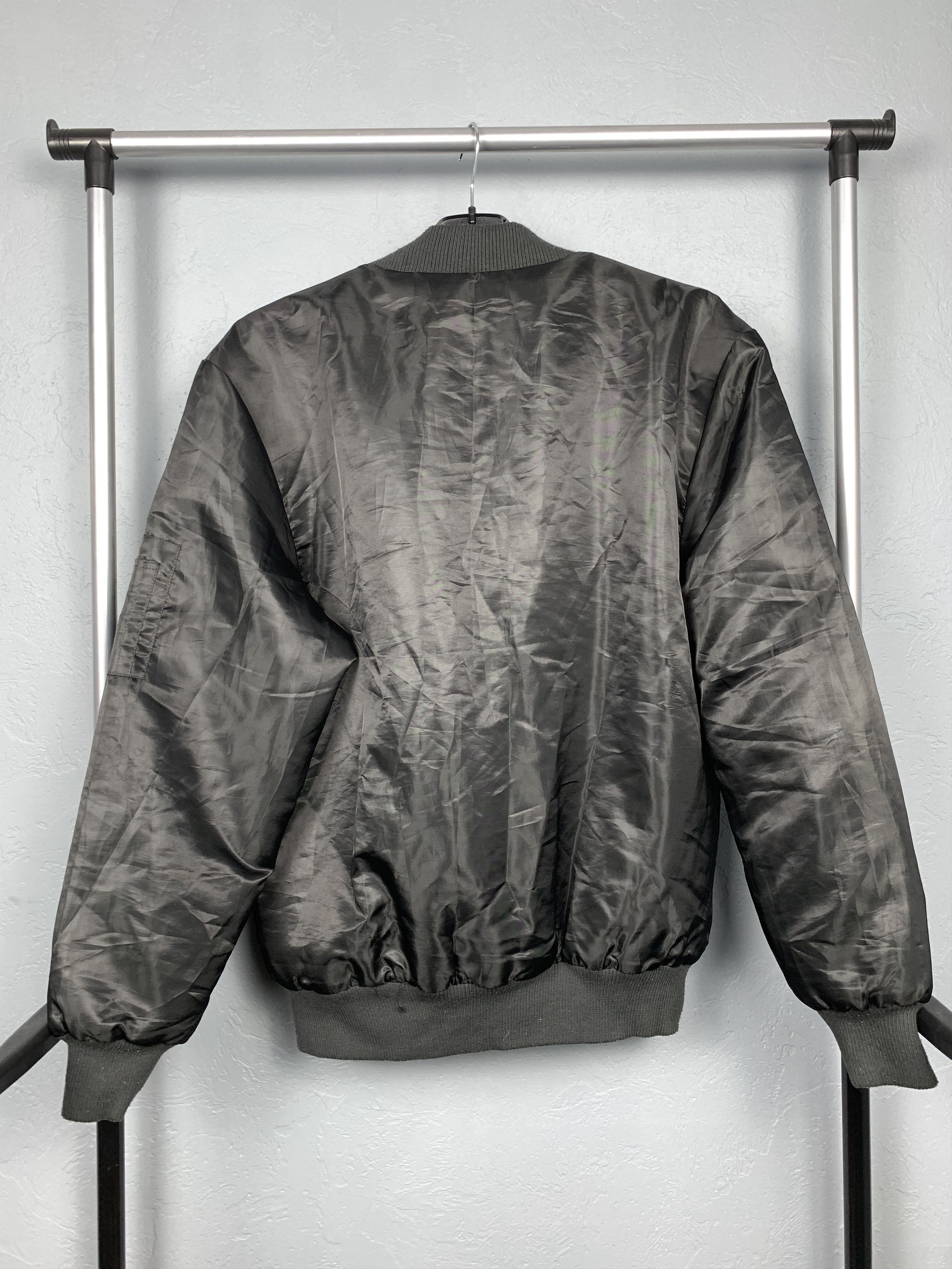 Vintage MA1 Pilot Nylon Bomber Jacket Vintage Faded Size US L / EU 52-54 / 3 - 6 Thumbnail