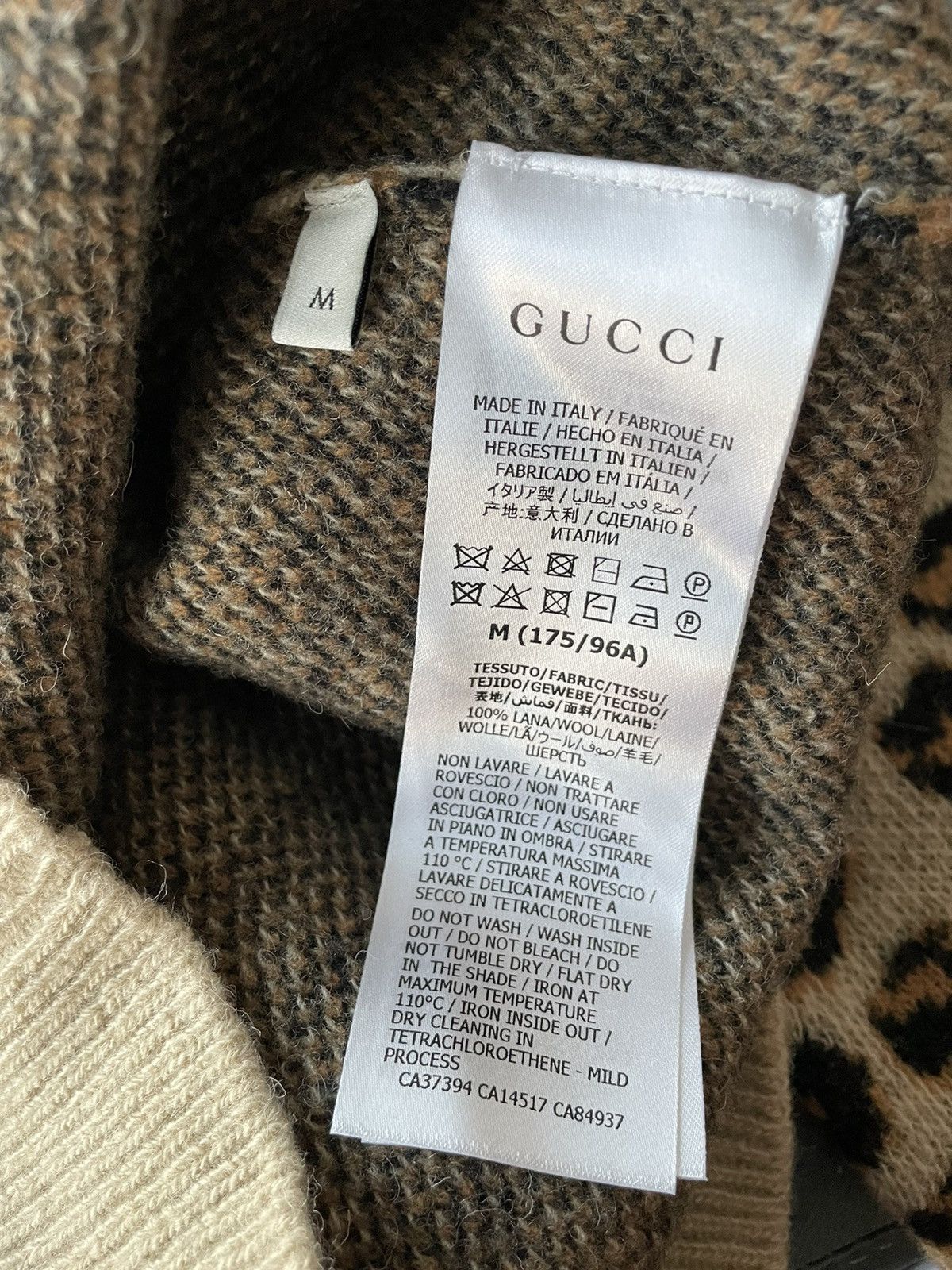 Gucci Rare $2,500 Brand New Super Runway Wool Jacquard Sweater Size US S / EU 44-46 / 1 - 10 Thumbnail