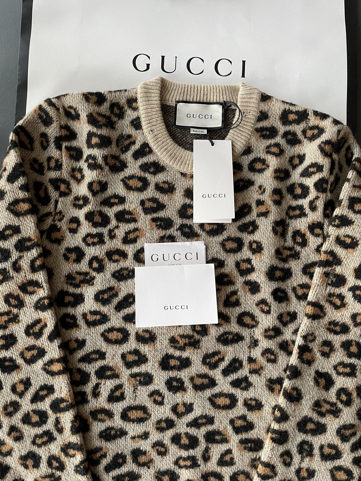 Gucci Rare $2,500 Brand New Super Runway Wool Jacquard Sweater Size US S / EU 44-46 / 1 - 3 Thumbnail