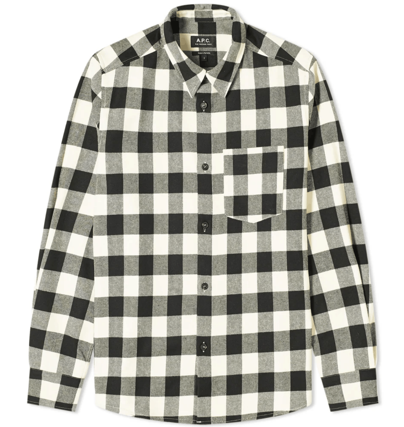 A.P.C. A.P.C. John Check Twill Shirt Size US M / EU 48-50 / 2 - 5 Thumbnail